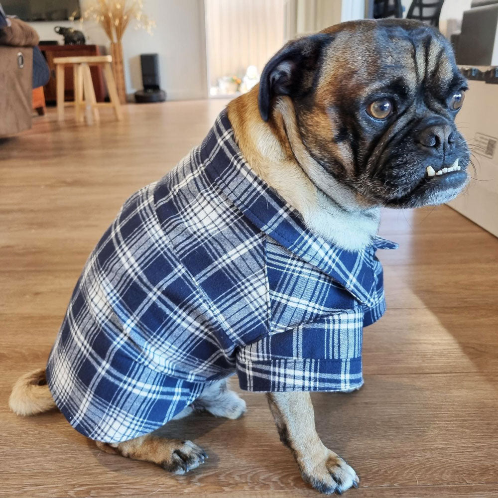 Dog Shirt Coat Jacket up to 20kg Flannelette, Hawaiian