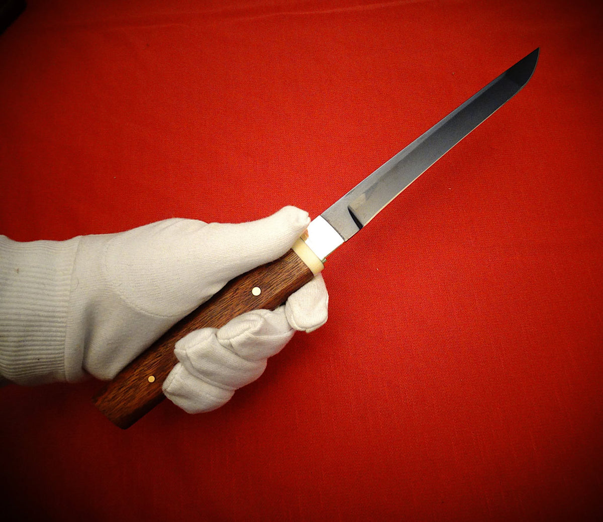 Tanto fixed blade art jarrah timber wood craft