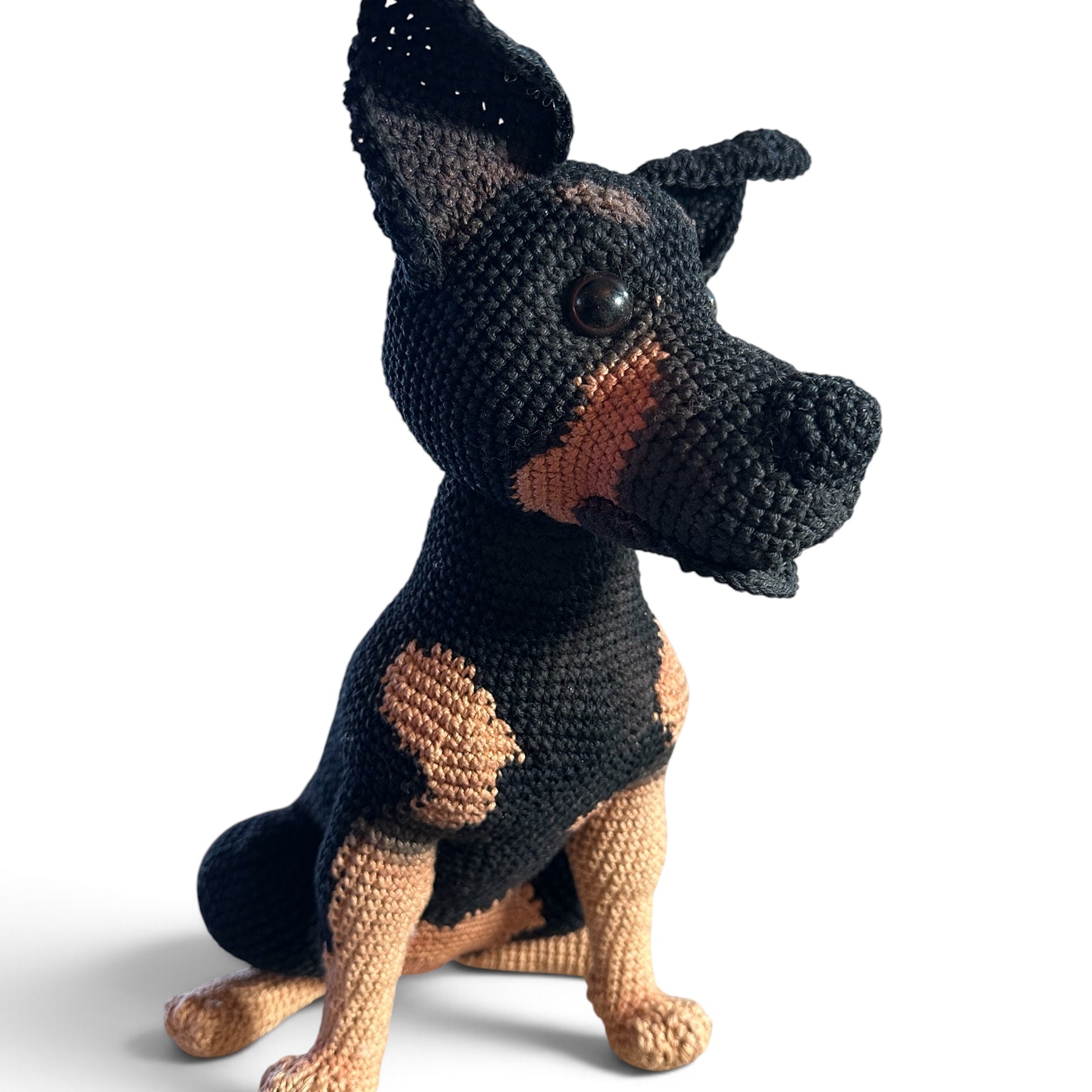 Handmade Crochet Portrait Dog - Made to Order