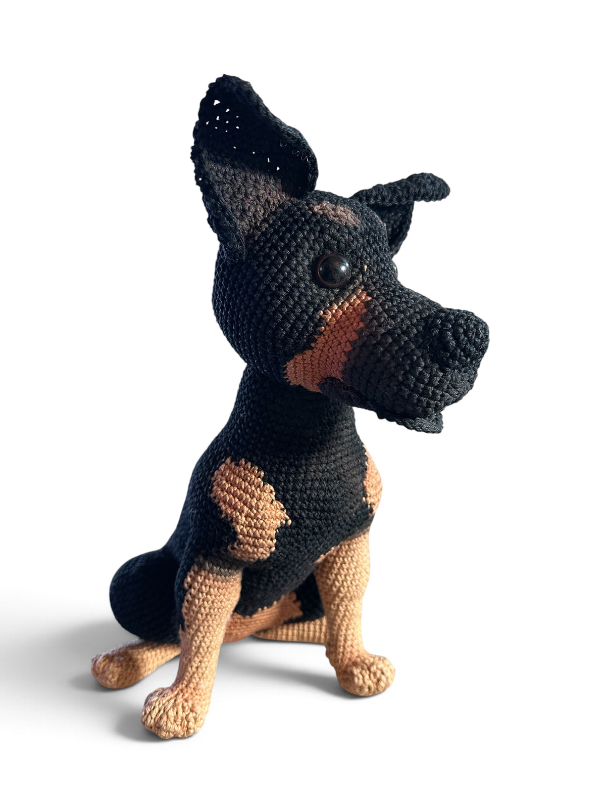 Handmade Crochet Portrait Dog - Made to Order