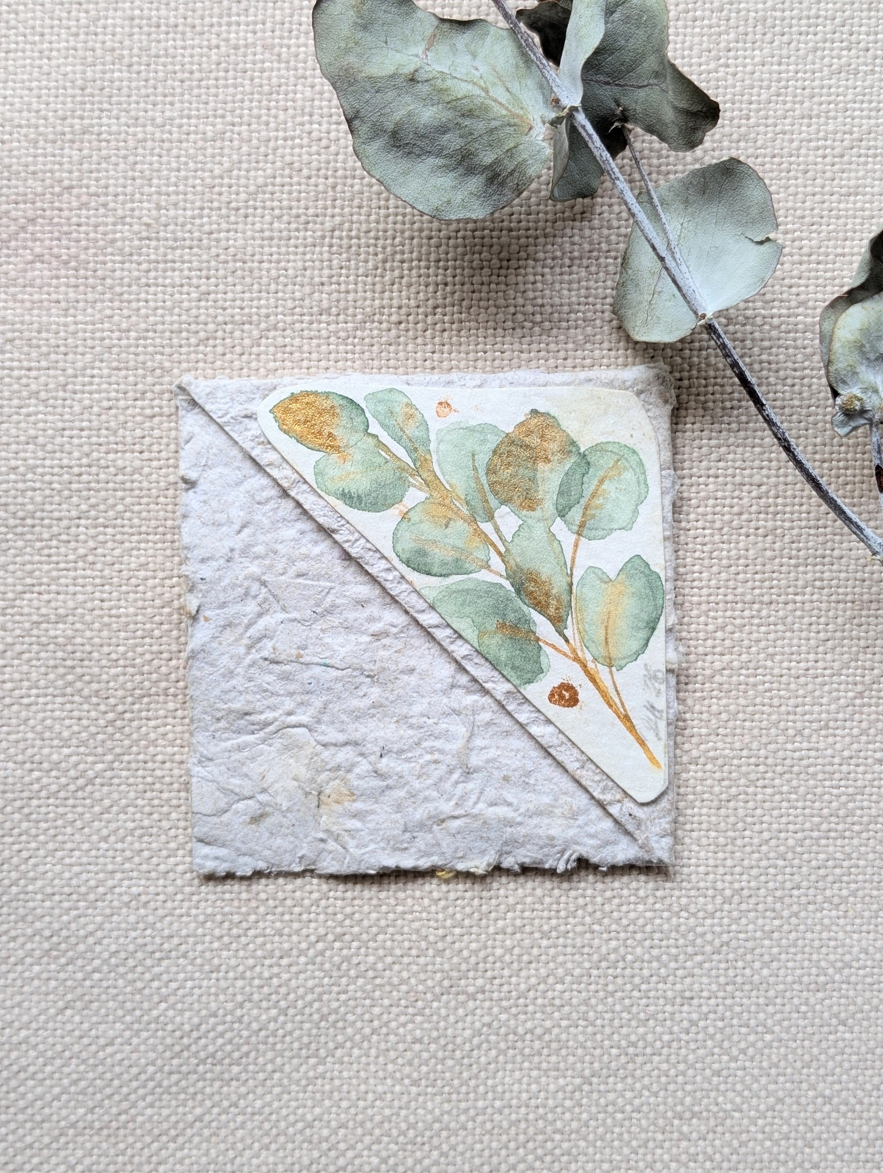 Australian Botanical Corner Bookmark Gift Set – Handmade Watercolour Bookmarks