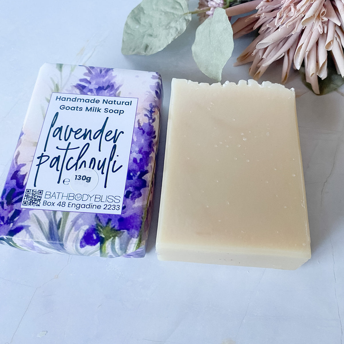 Handmade Lavender & Patchouli Goatsmilk Natural Soap