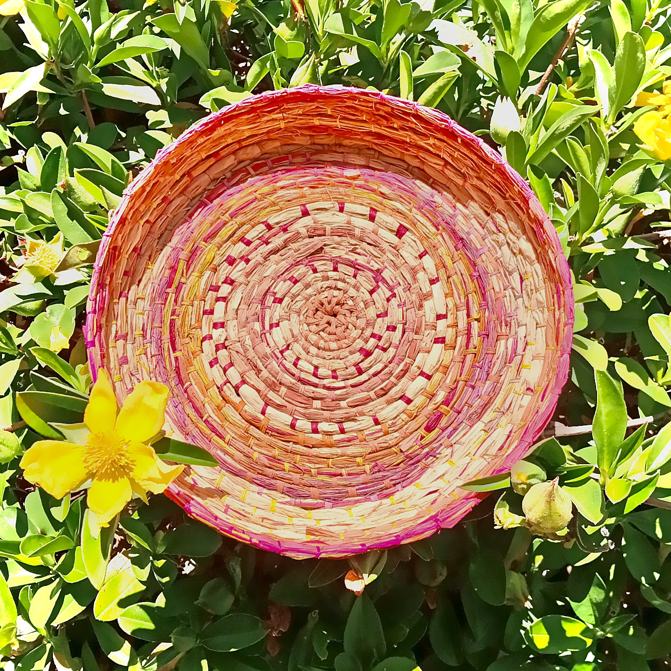 Woven tray ~ Sunset