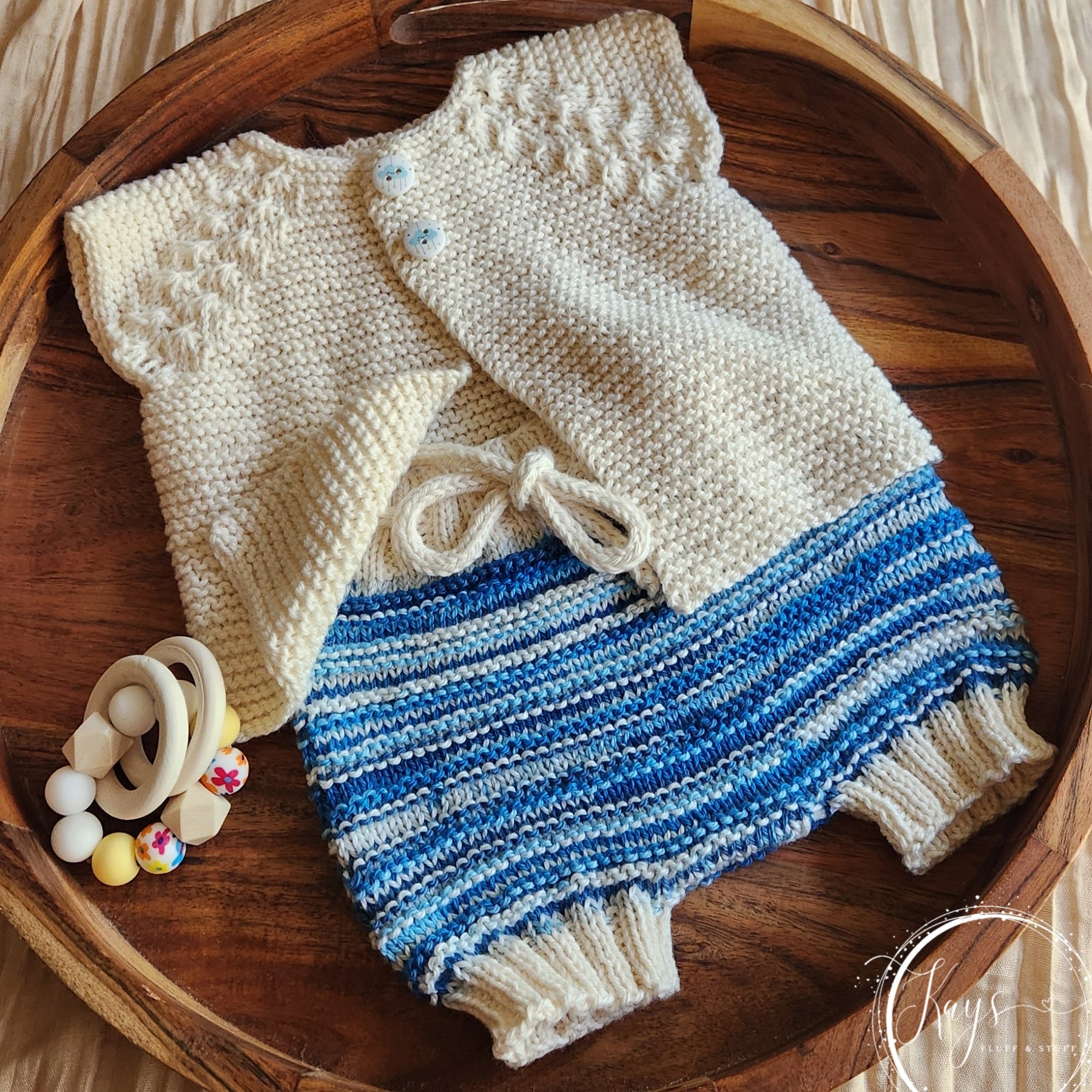 Handknit Cotton Bloomer & Summer Top