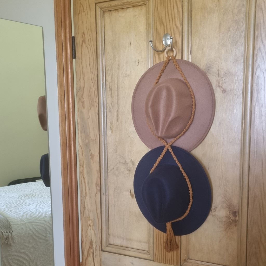 KEMENA - Single & Double Macrame Hat Hanger