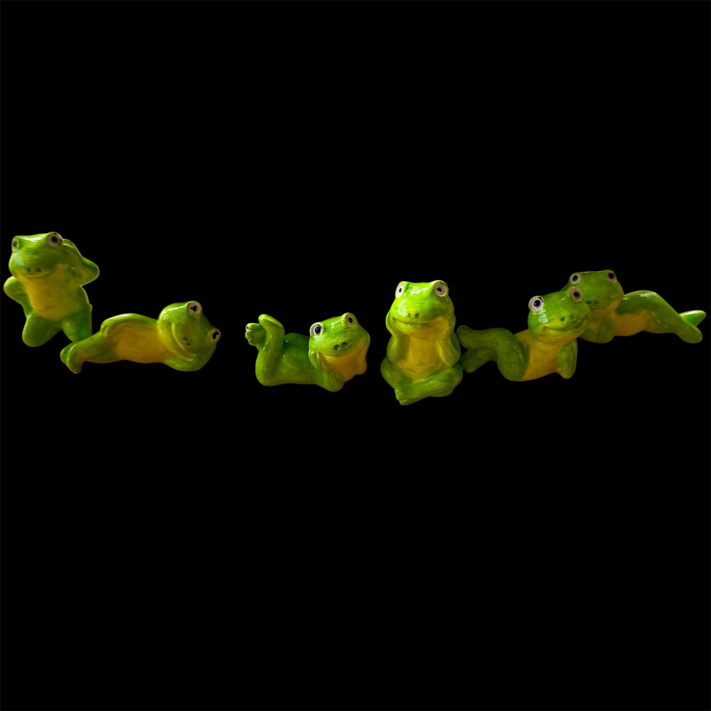 Lime  Green Mini Frog family