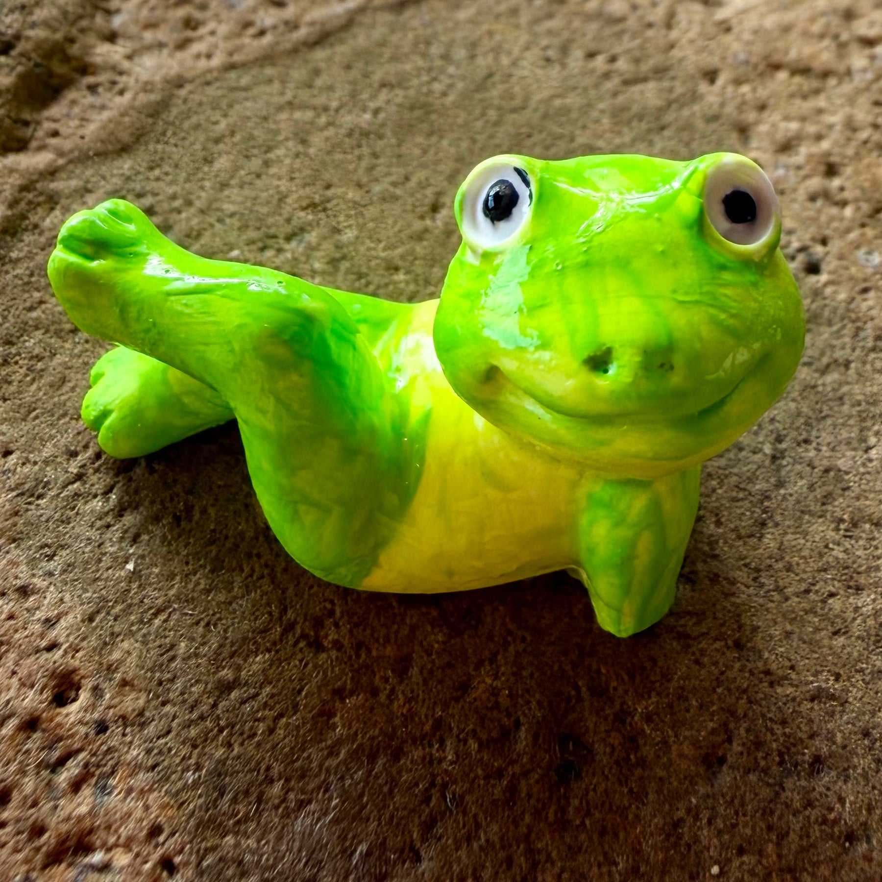 Lime  Green Mini Frog family
