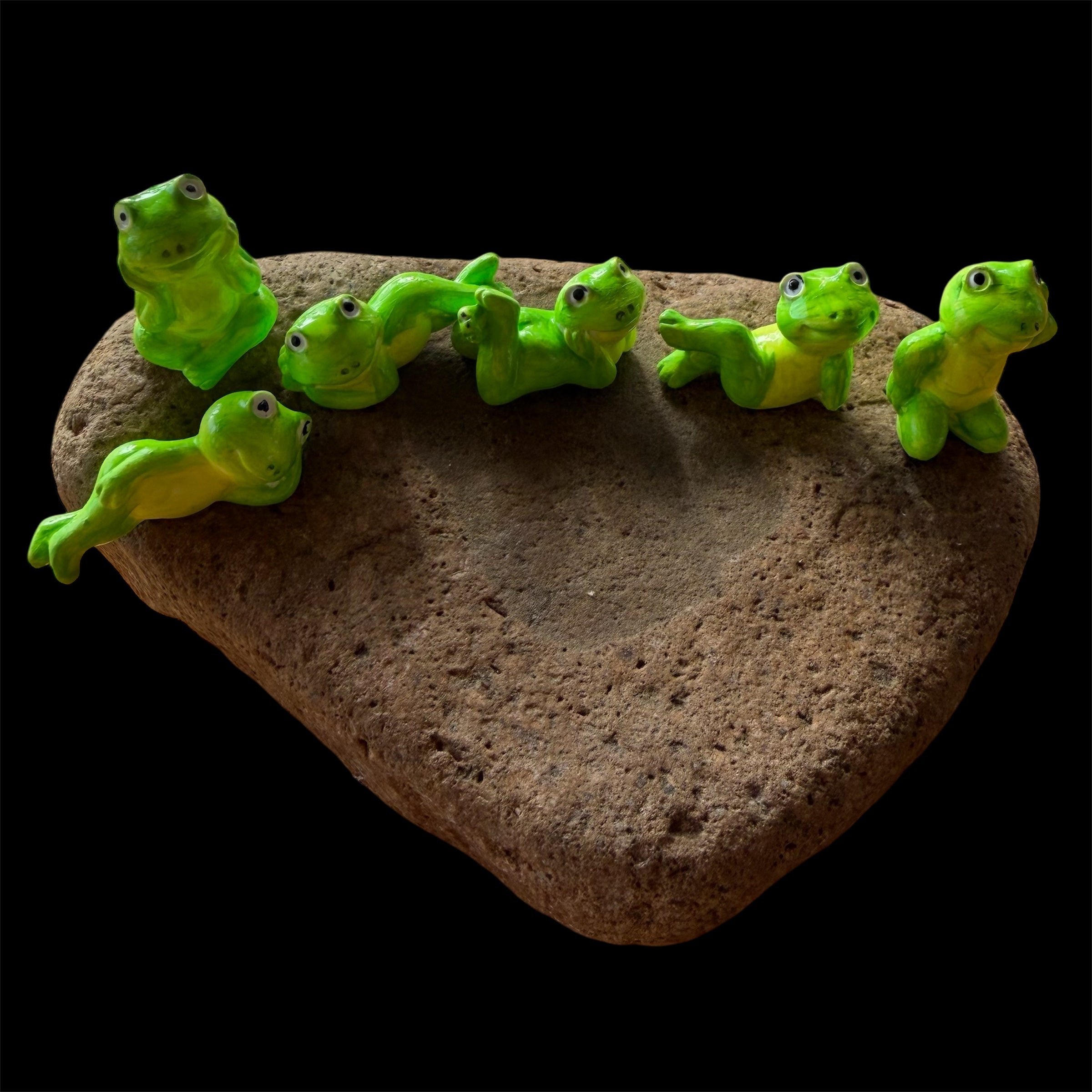 Lime  Green Mini Frog family