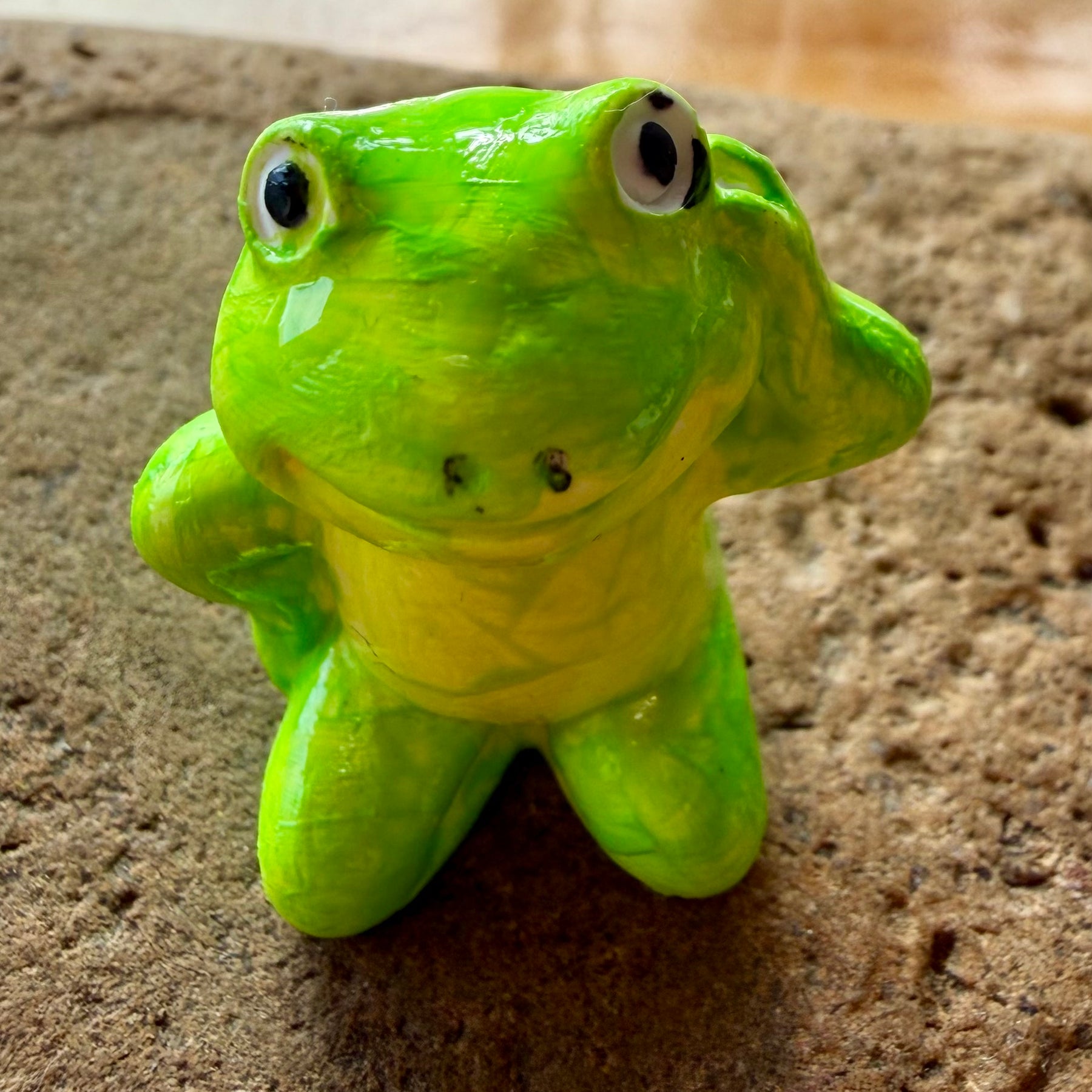 Lime  Green Mini Frog family