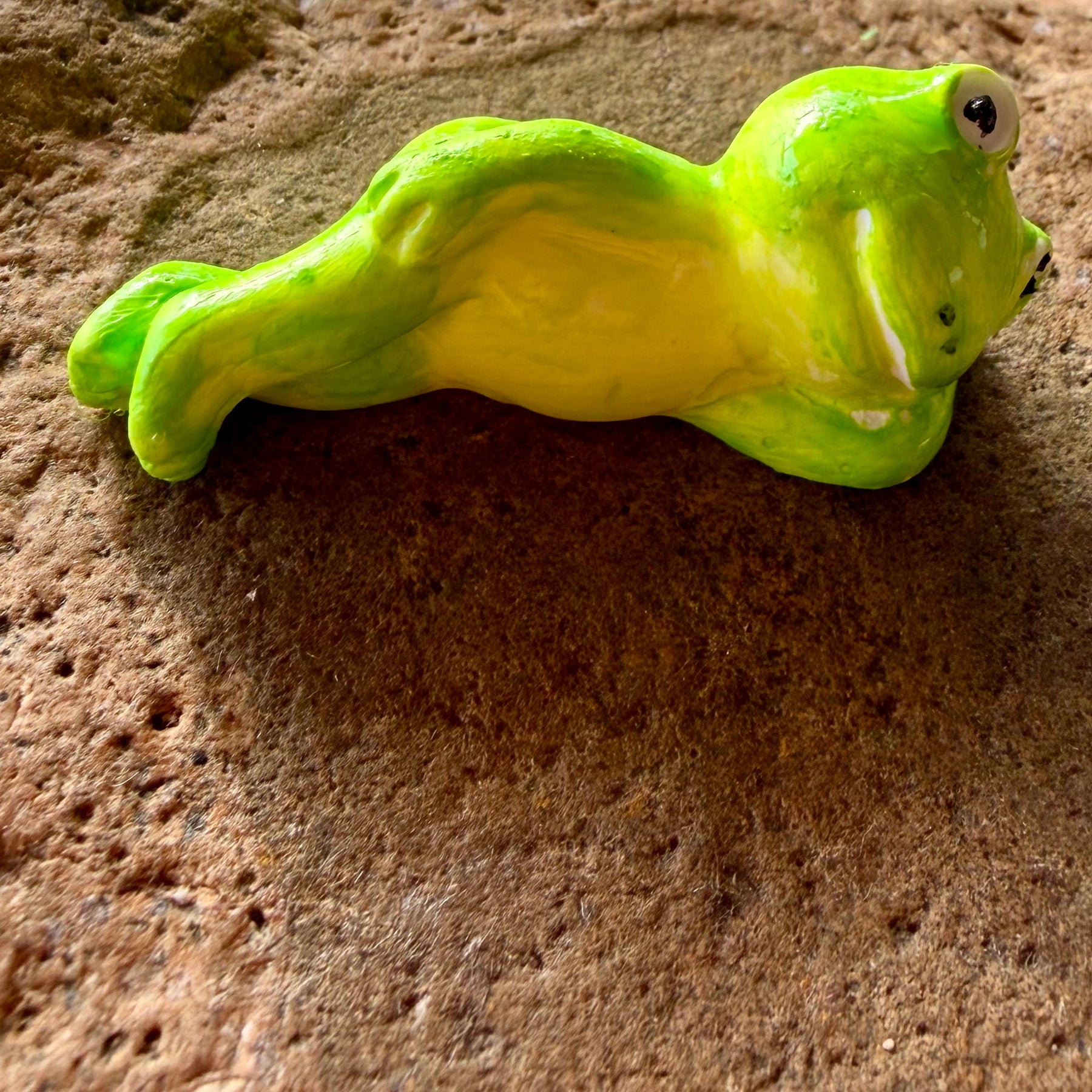 Lime  Green Mini Frog family