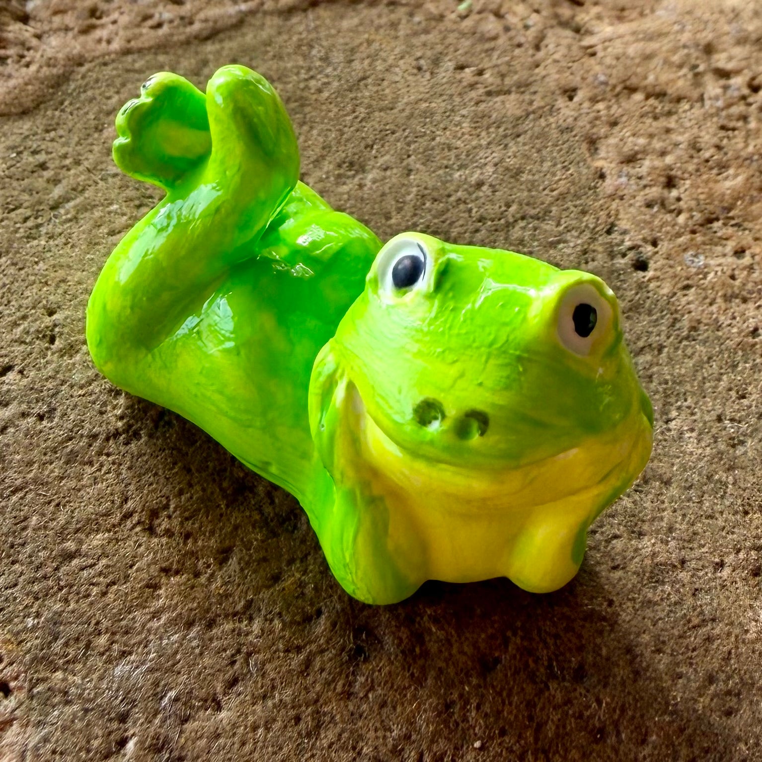 Lime  Green Mini Frog family