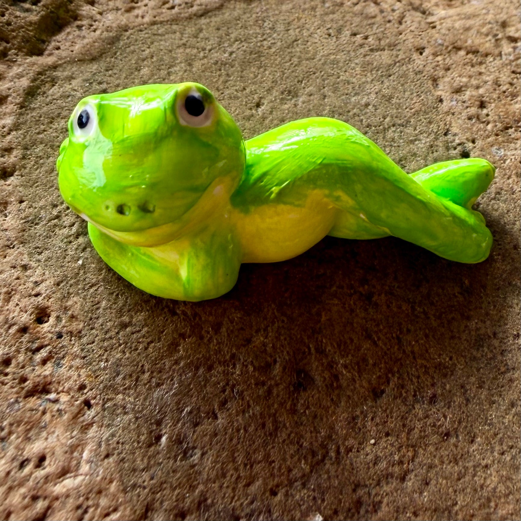 Lime  Green Mini Frog family