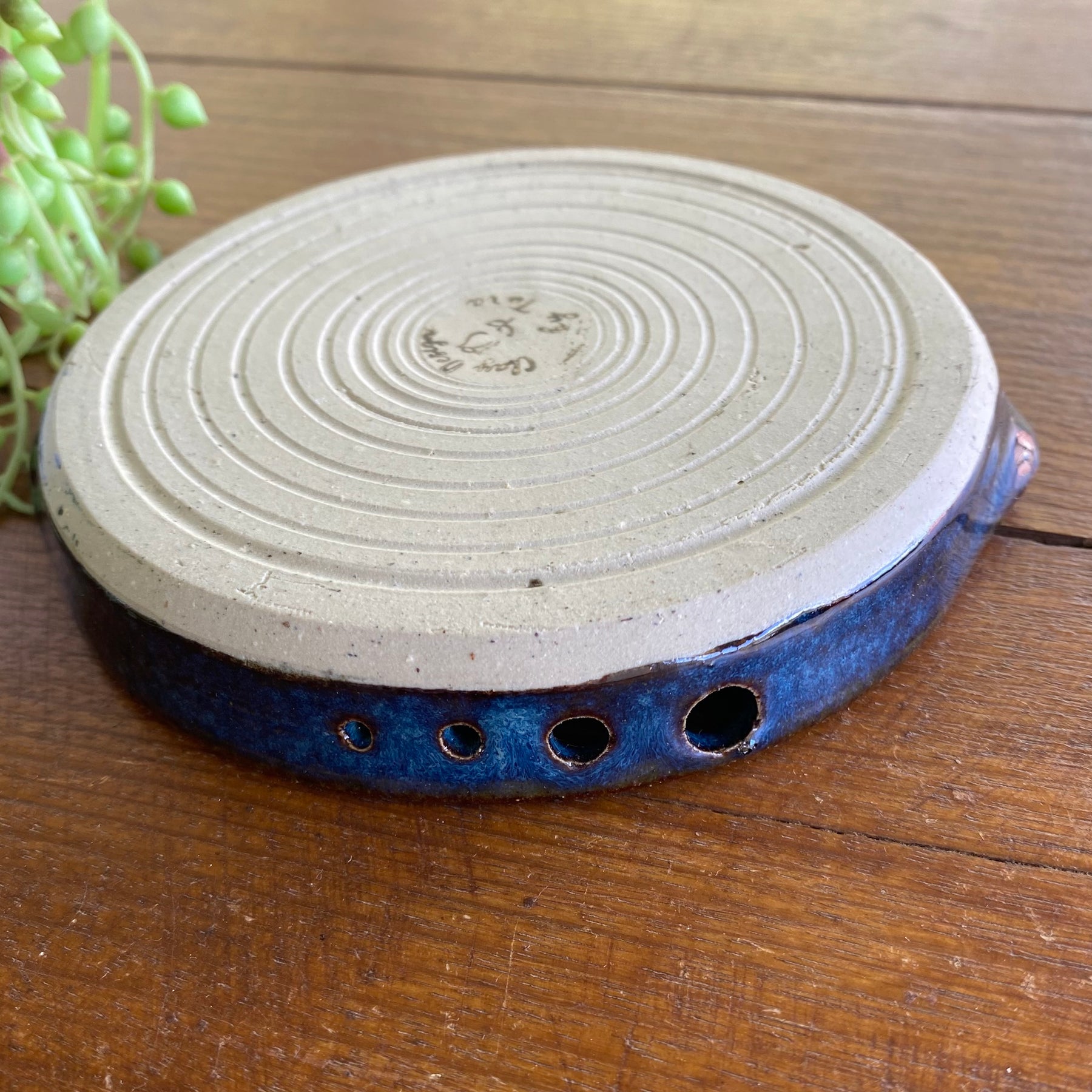 Ginger|Garlic Grater incl Stripper for Fresh Herbs|Handmade Pottery