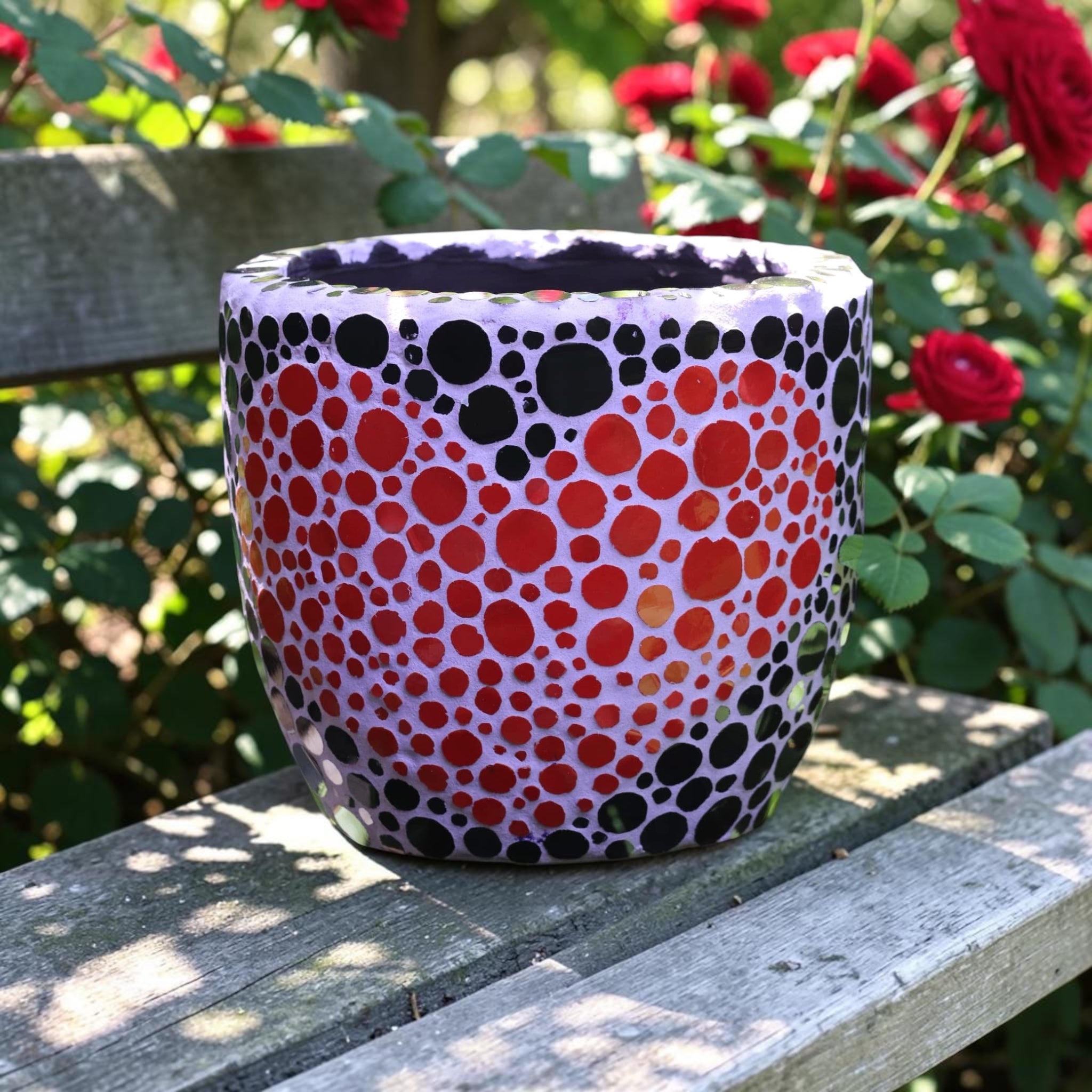 Extra Large Mosaic Plant Pot.