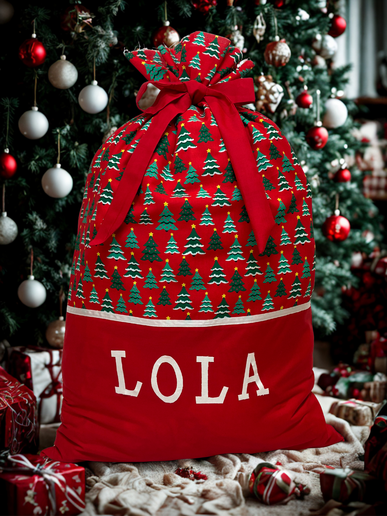 Handmade Personalised Christmas Sack