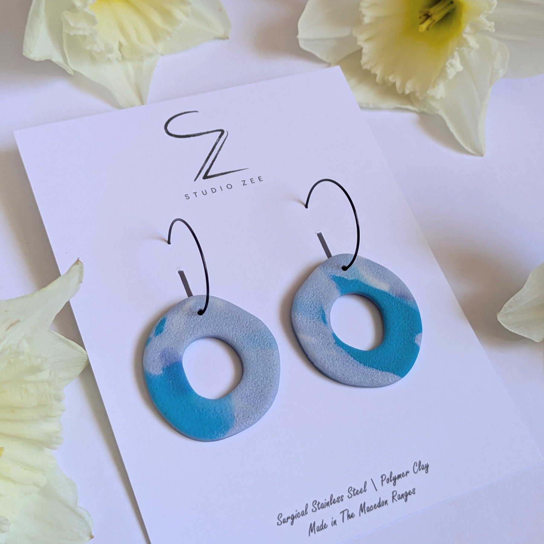 Donut Hoop Earrings