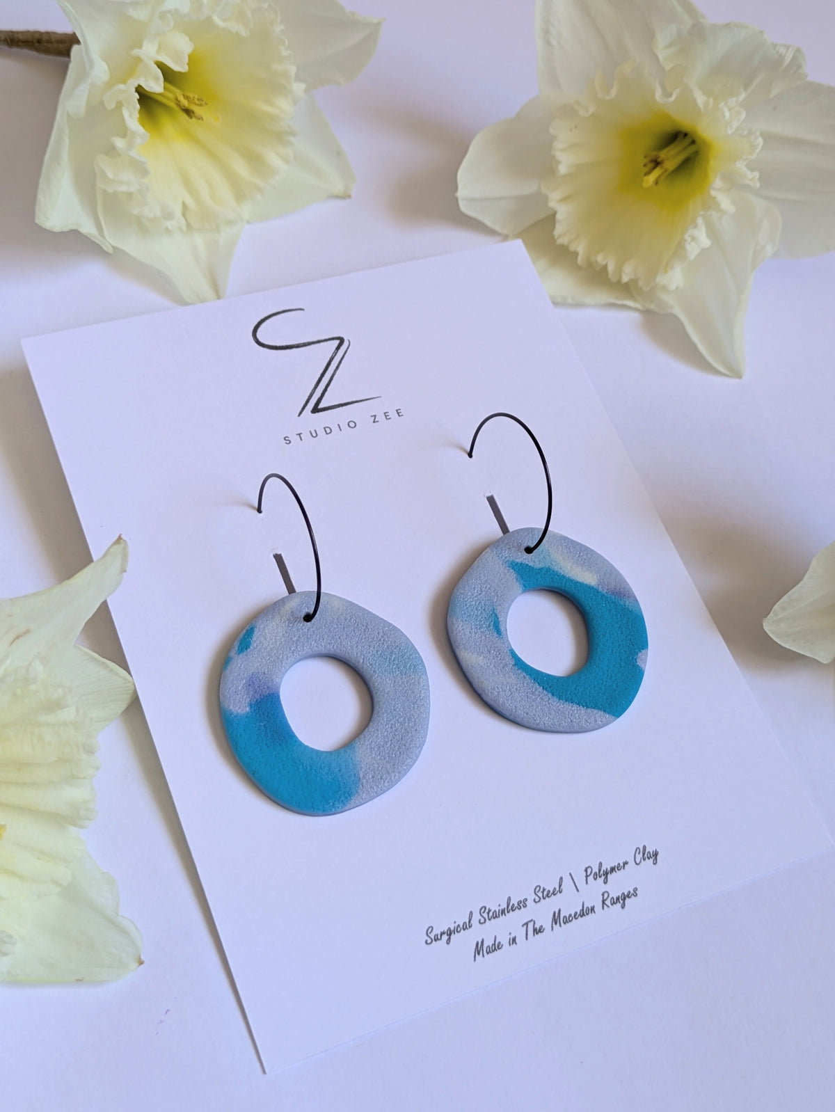 Donut Hoop Earrings