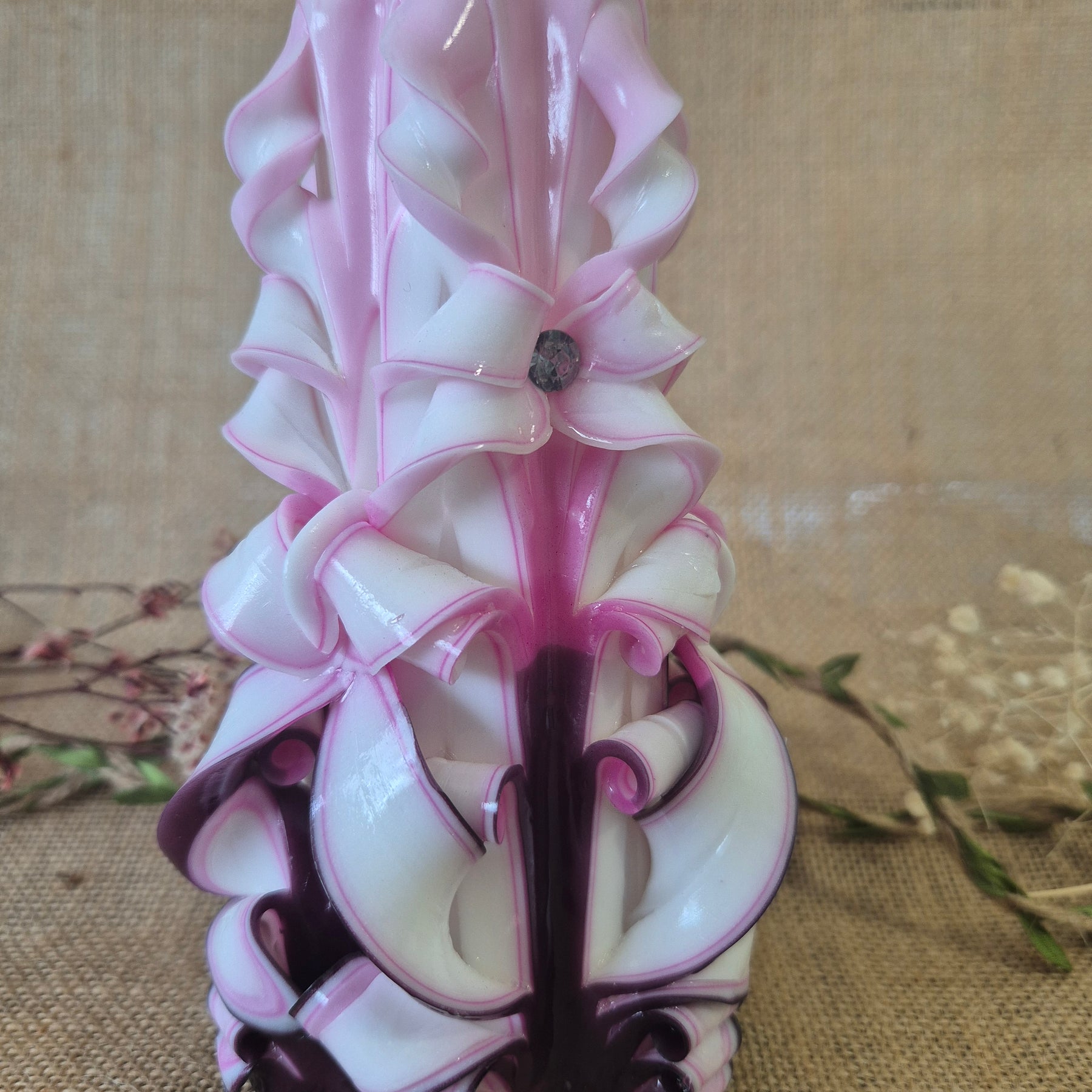 White, Pink and Magenta 17cm