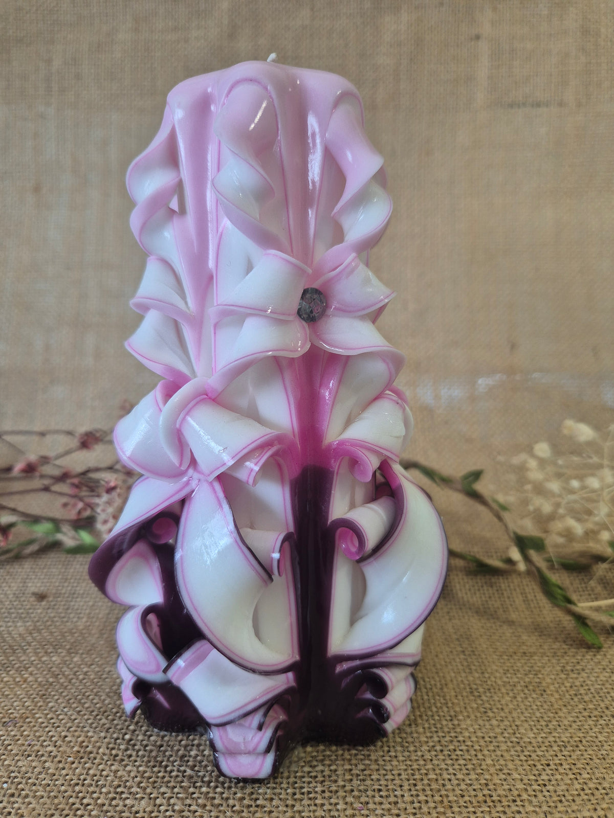 White, Pink and Magenta 17cm