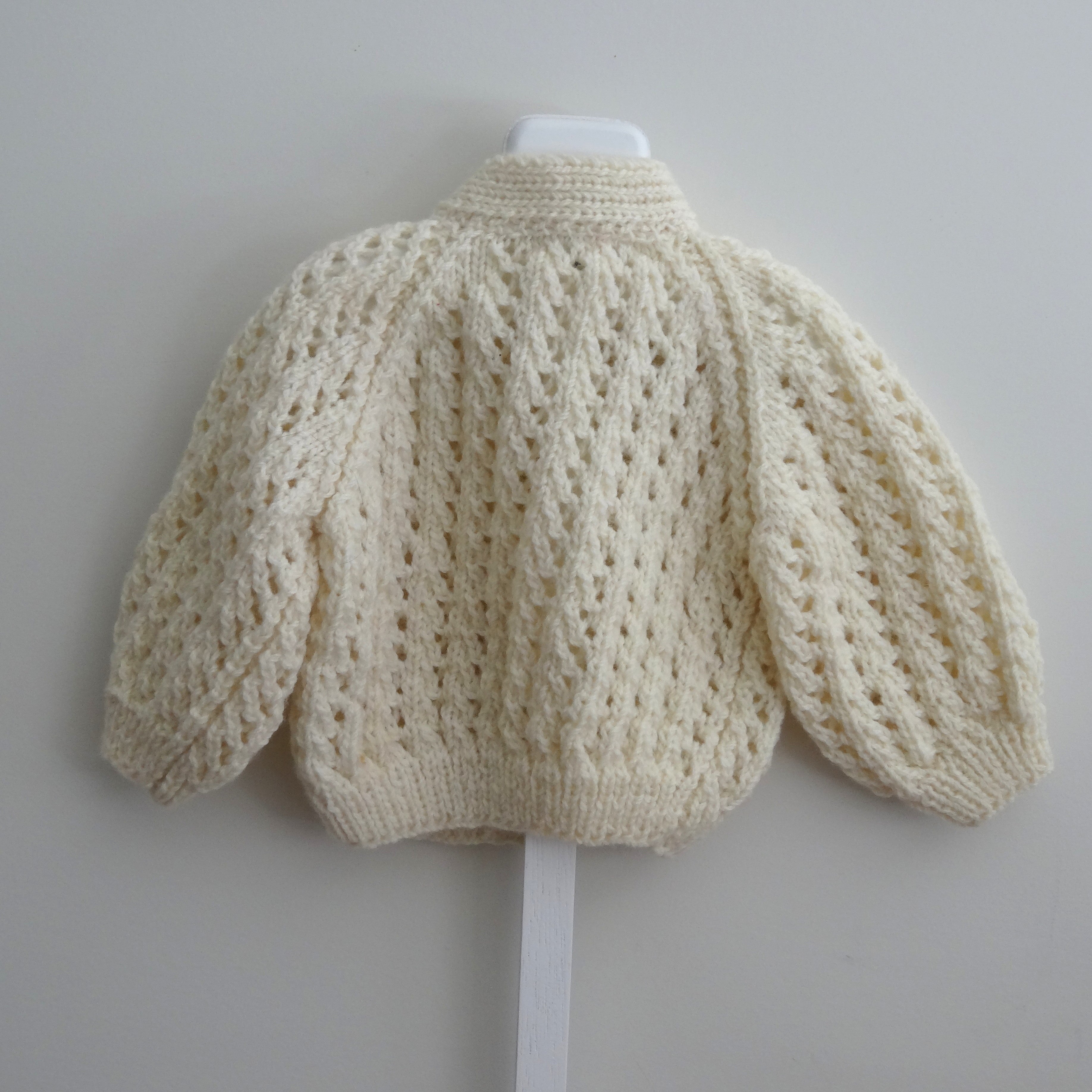 Cream Baby Jumper 3 to 6 months