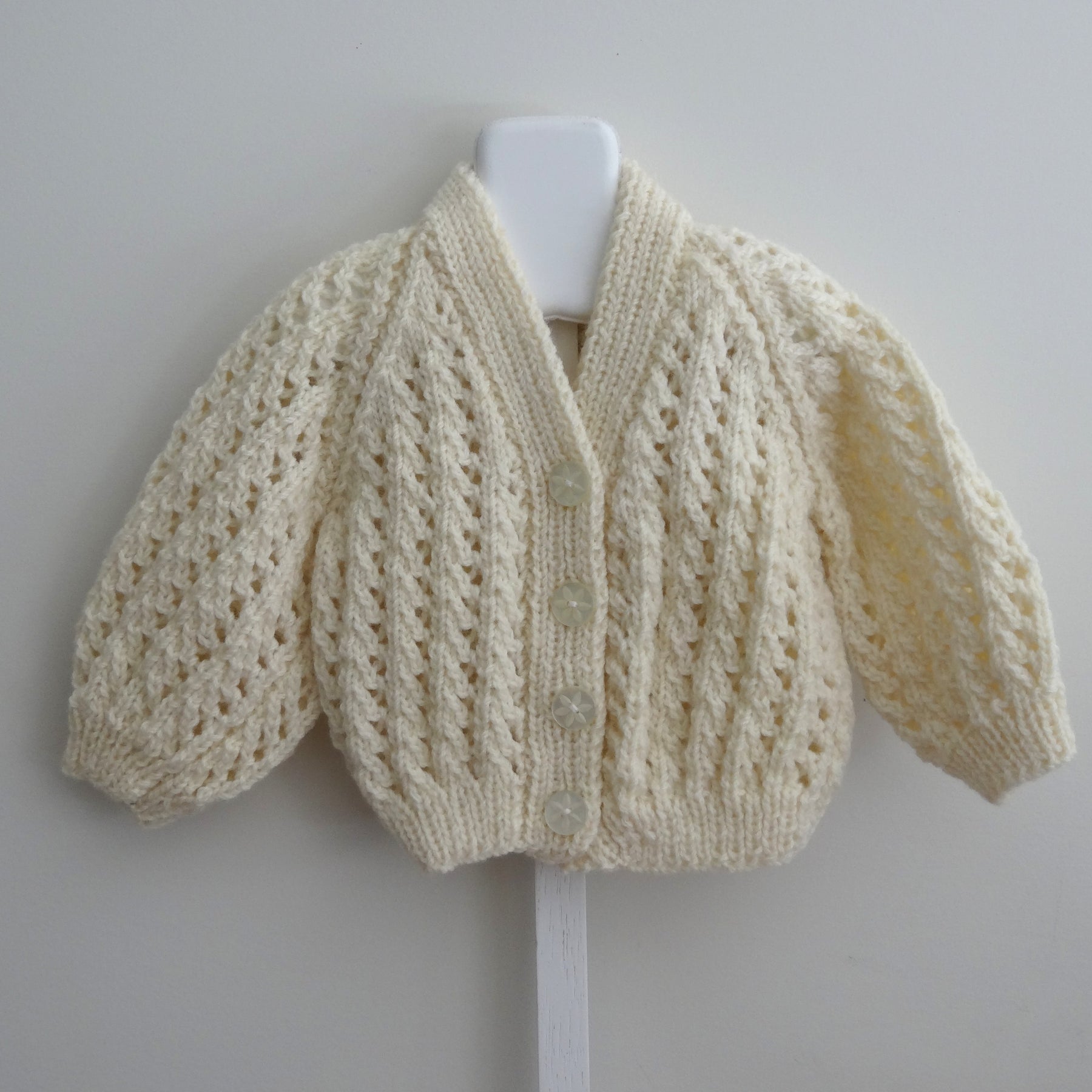 Cream Baby Jumper 3 to 6 months