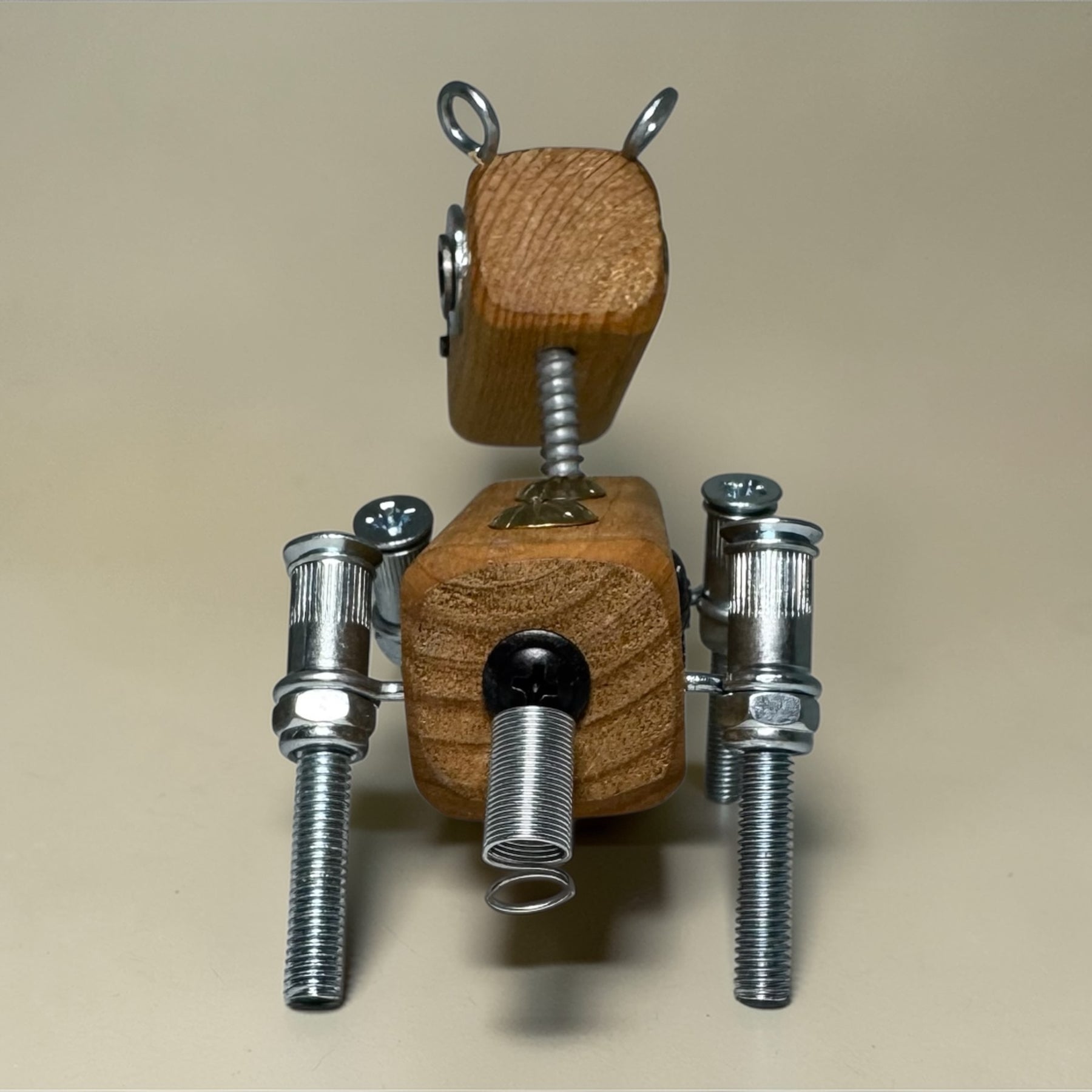 Louis - Wooden Steampunk Dog