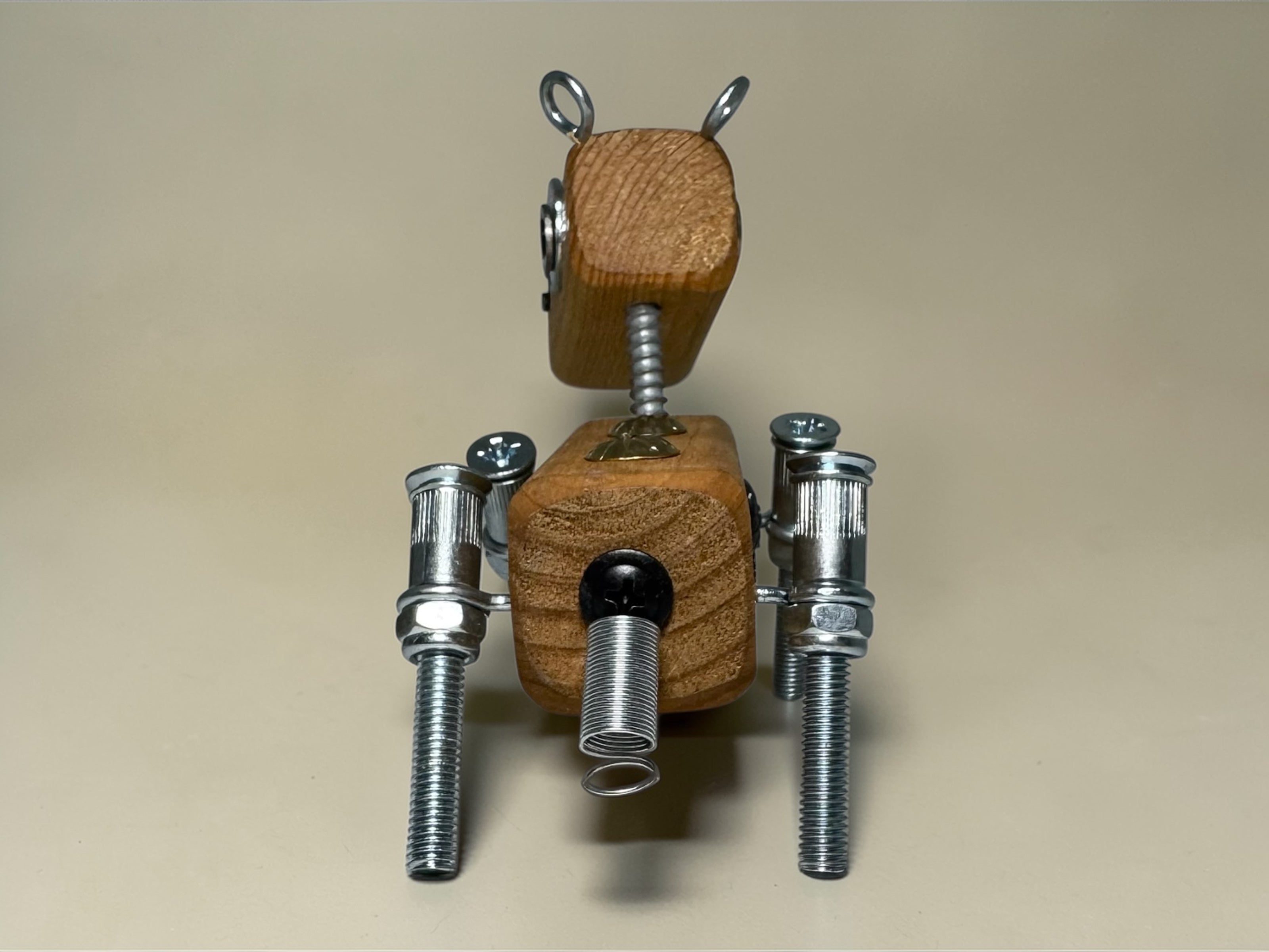 Louis - Wooden Steampunk Dog
