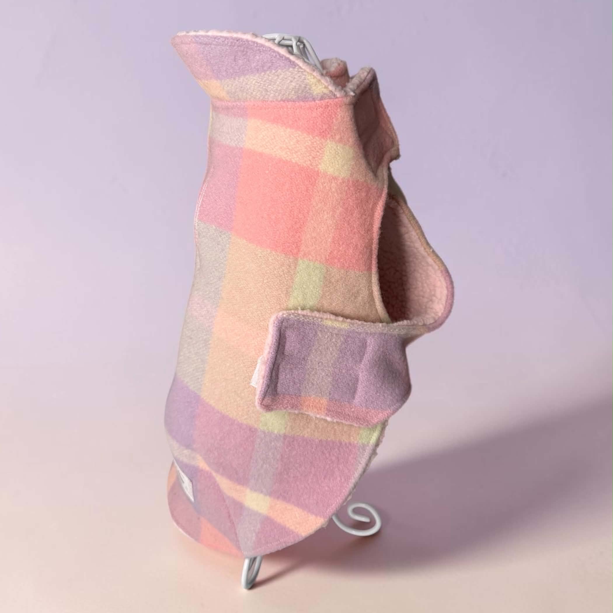 Upcycled woolen dachshund dog, puppy warm coats/jackets