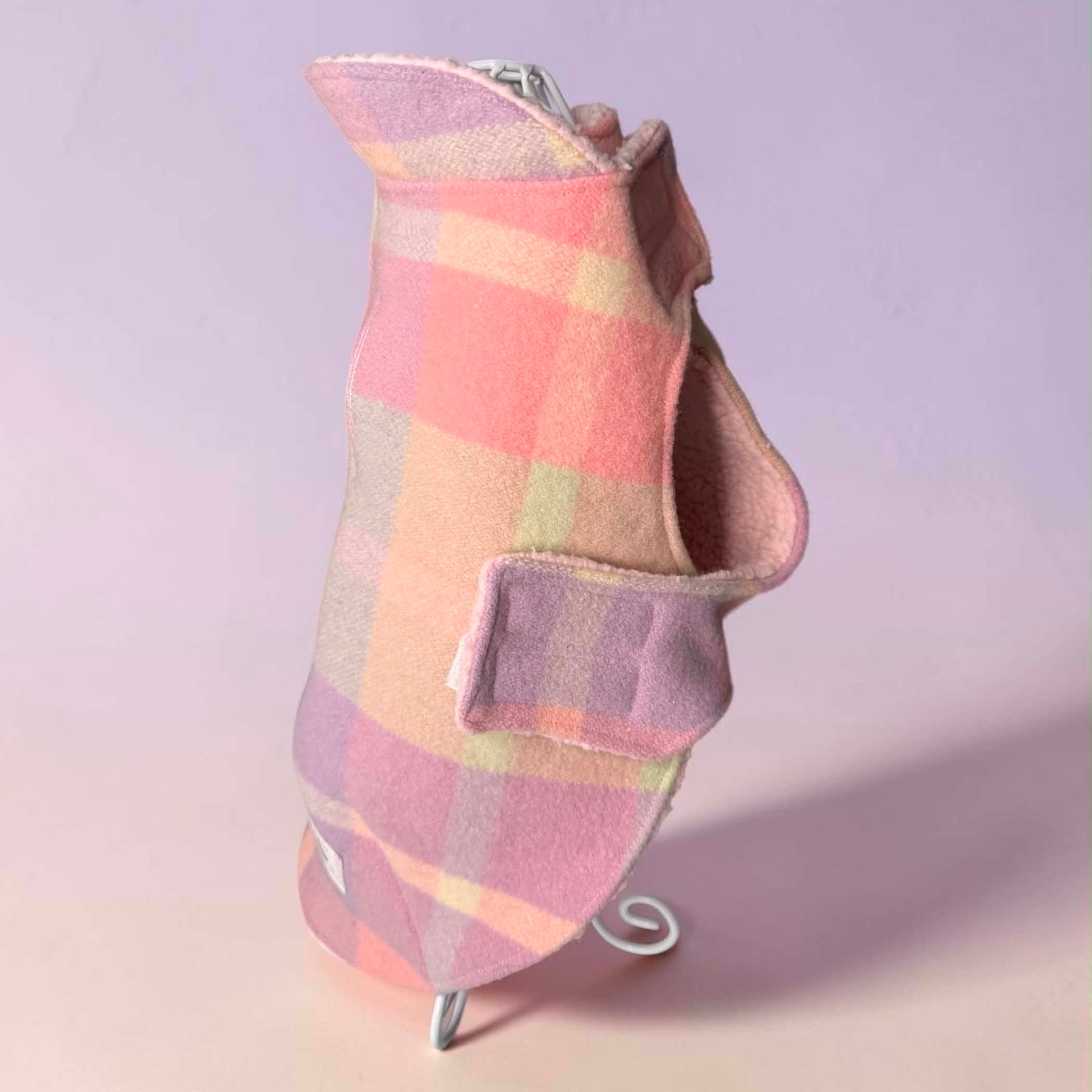 Upcycled woolen dachshund dog, puppy warm coats/jackets