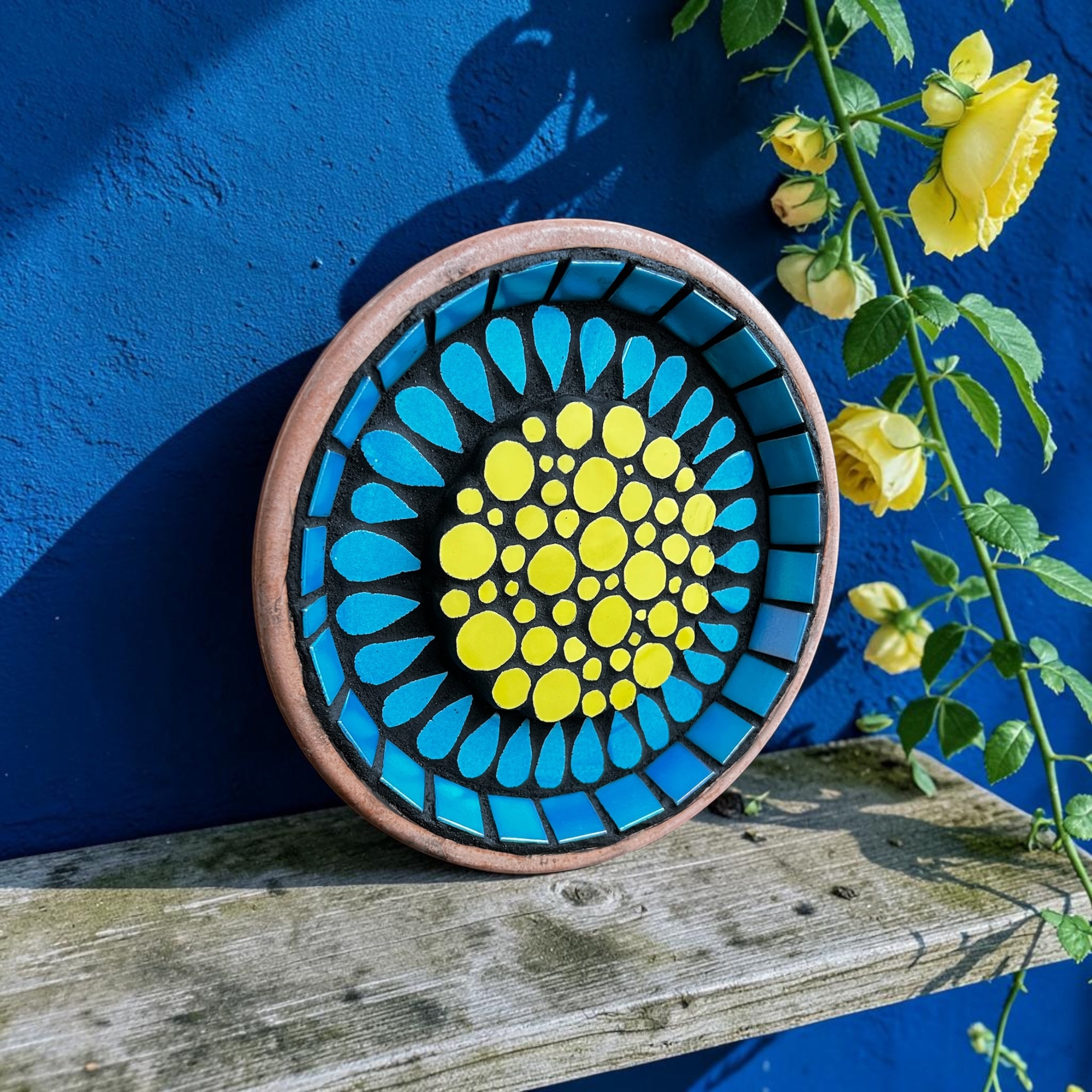 Mosaic Bee Bath