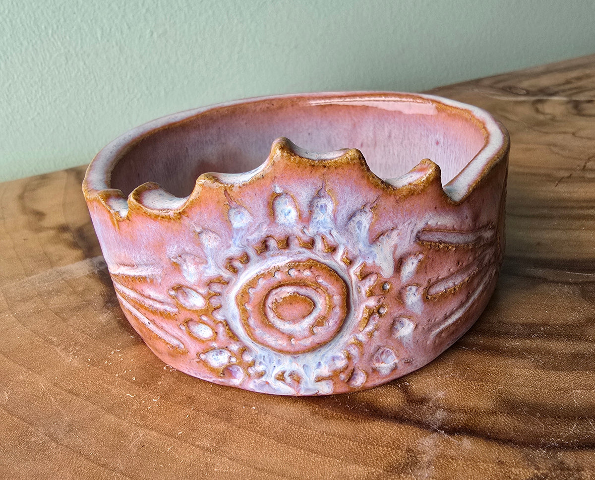 Pretty pink trinket dish
