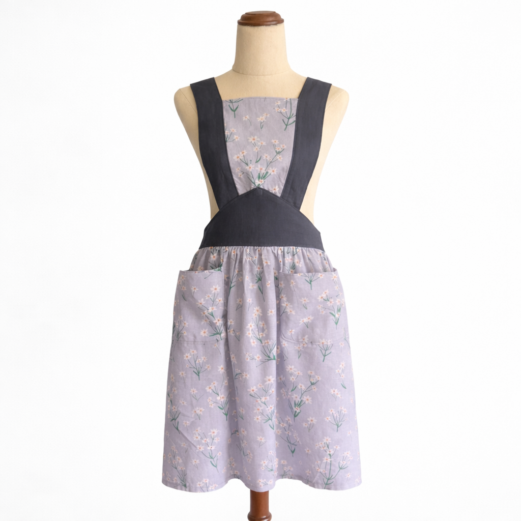 1940’s Vintage-Inspired Handmade Apron – Vintage Bloom