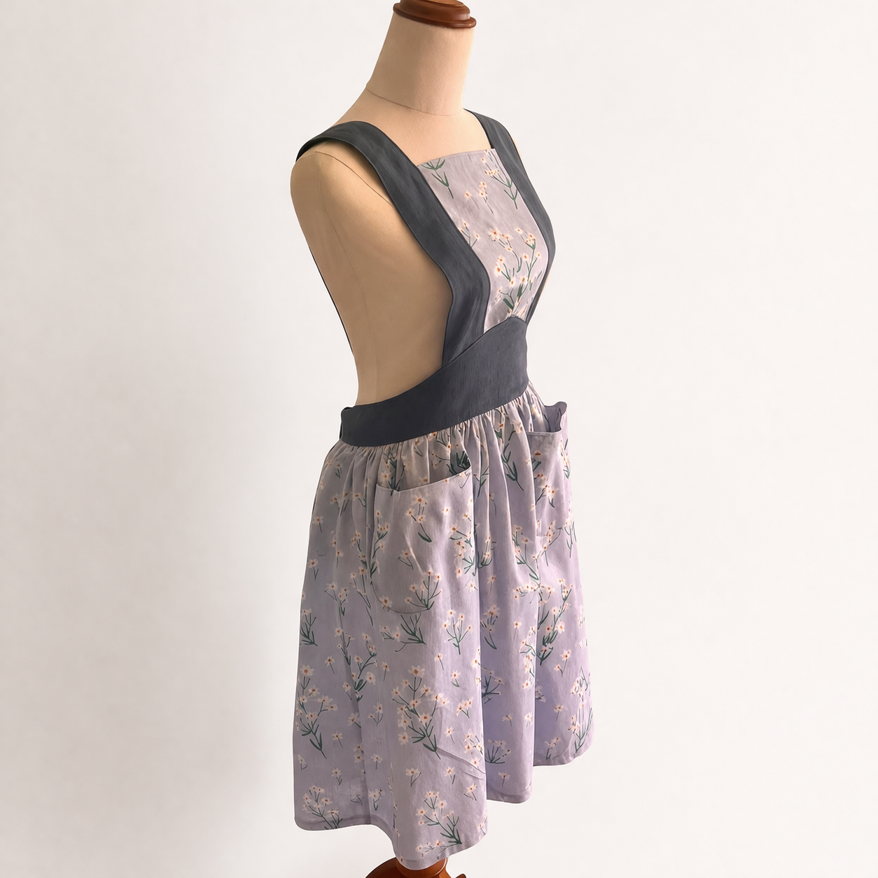1940’s Vintage-Inspired Handmade Apron – Vintage Bloom