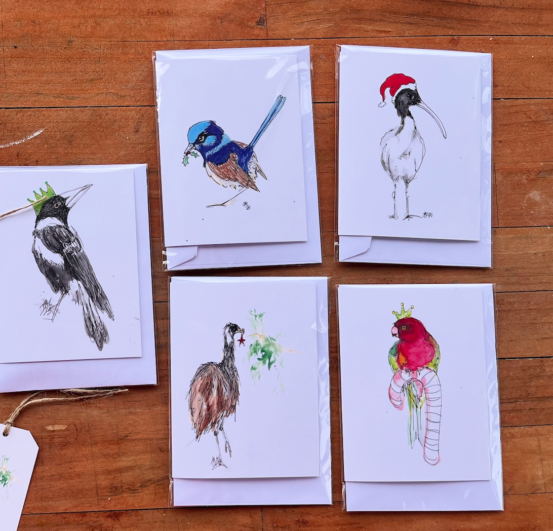 Christmas Cards - Australian Birds