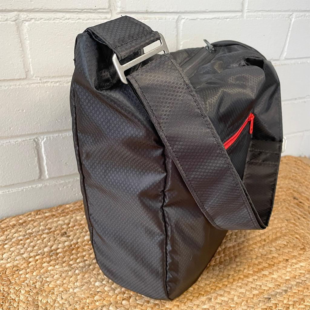 Sling bag with front pocket