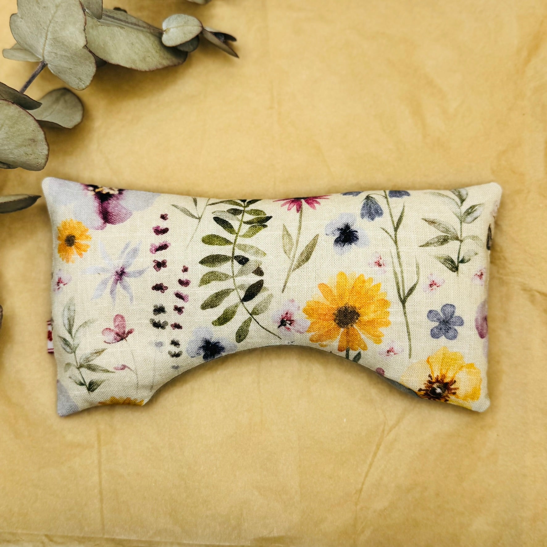 New Range - Organic Linseed OR Rice Eye Pillows with Option to add Organic Tasmanian Lavender