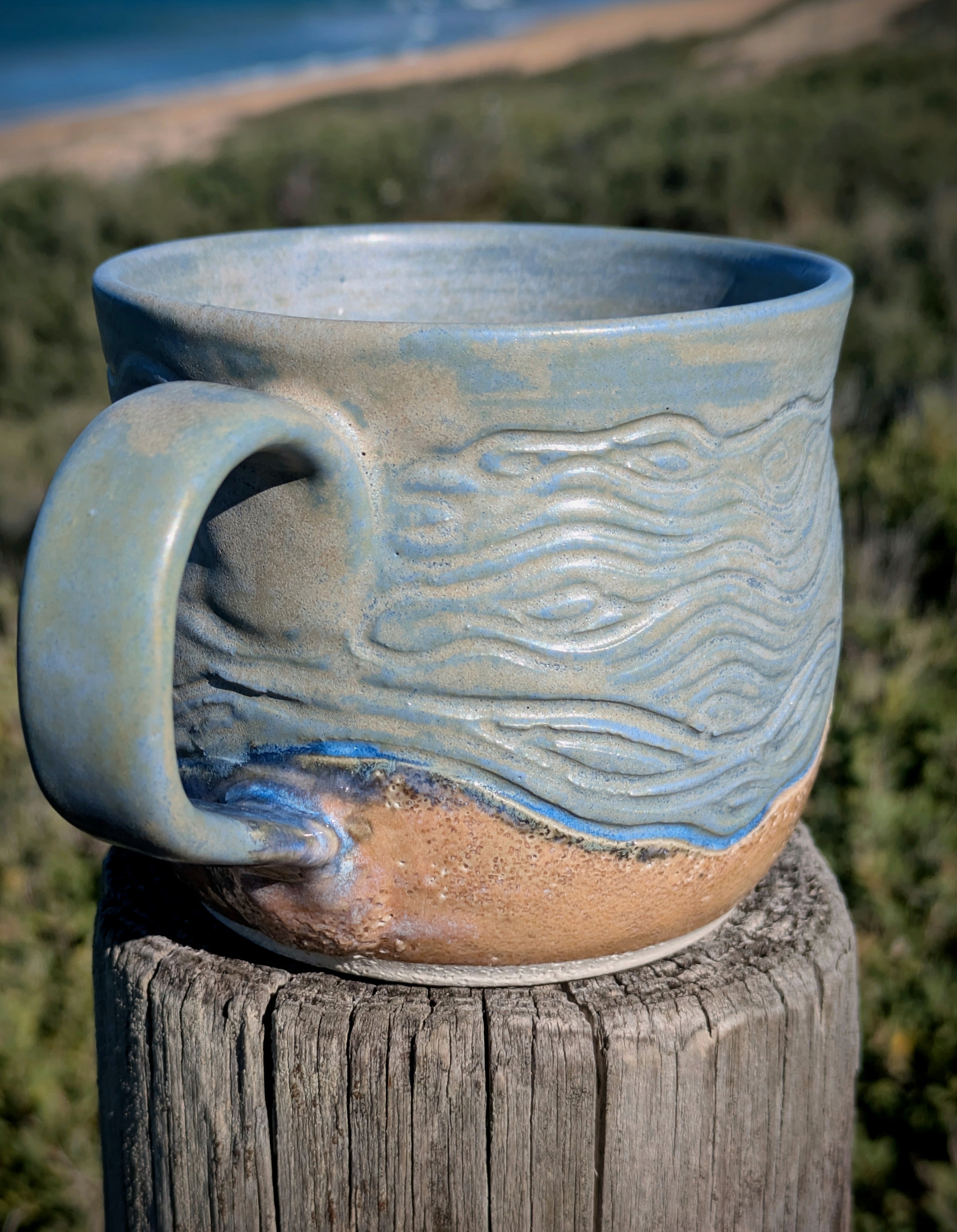 Sand and Waves Large Mug