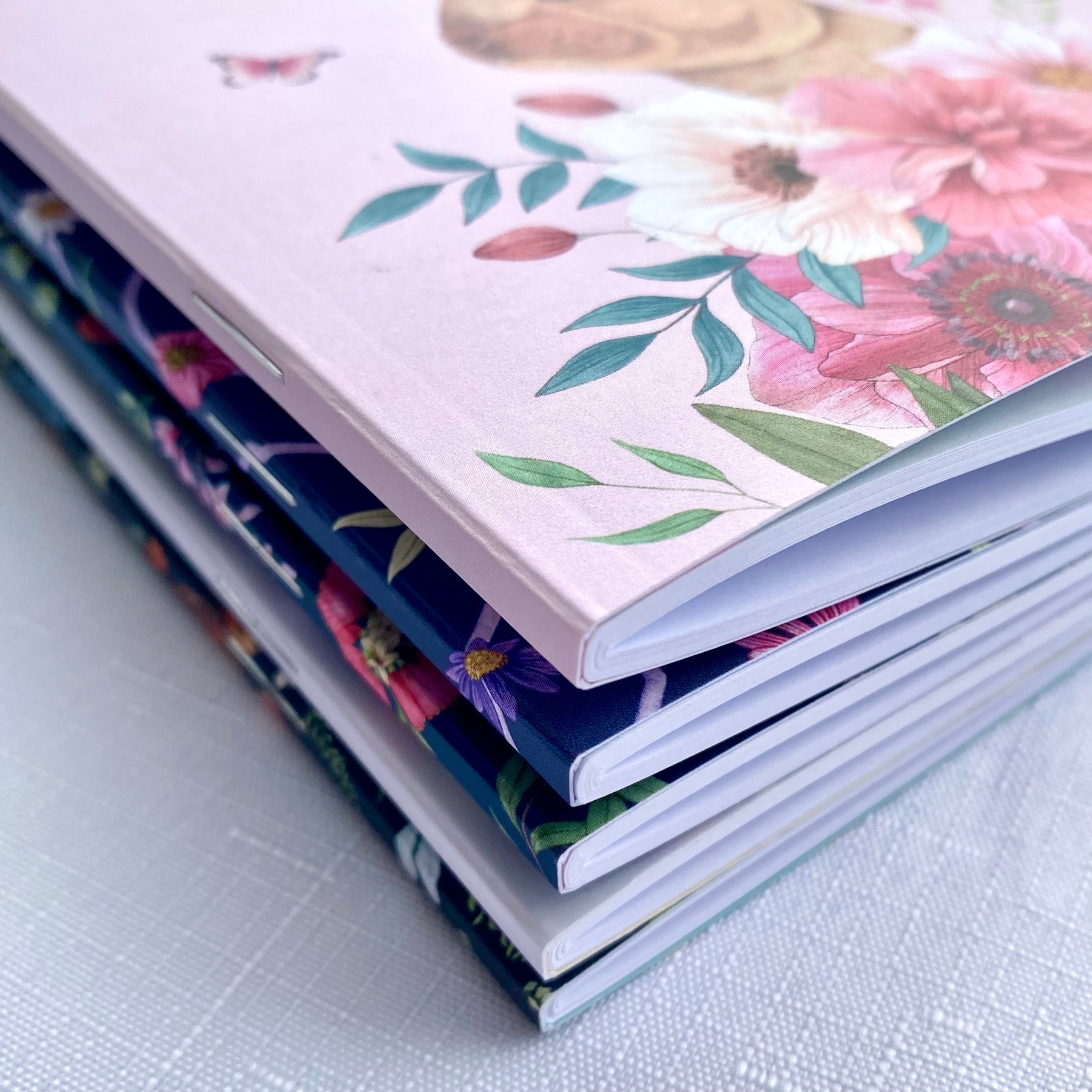 Floral Bunny Recycled A5 Lined Notebook