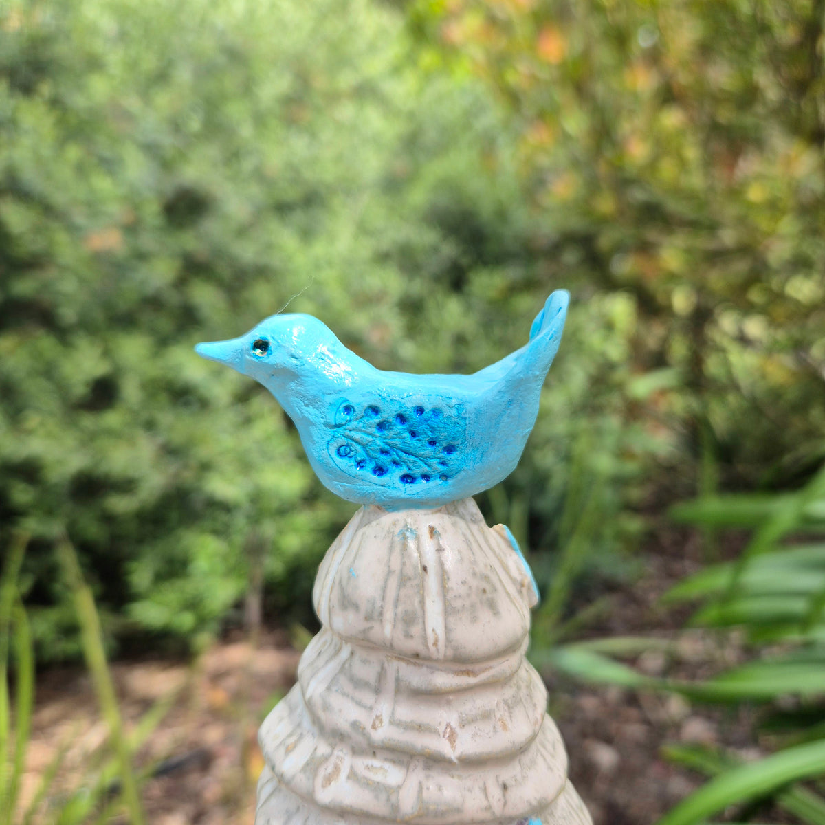 Ceramic Xmas Tree - Bluebird of Happiness