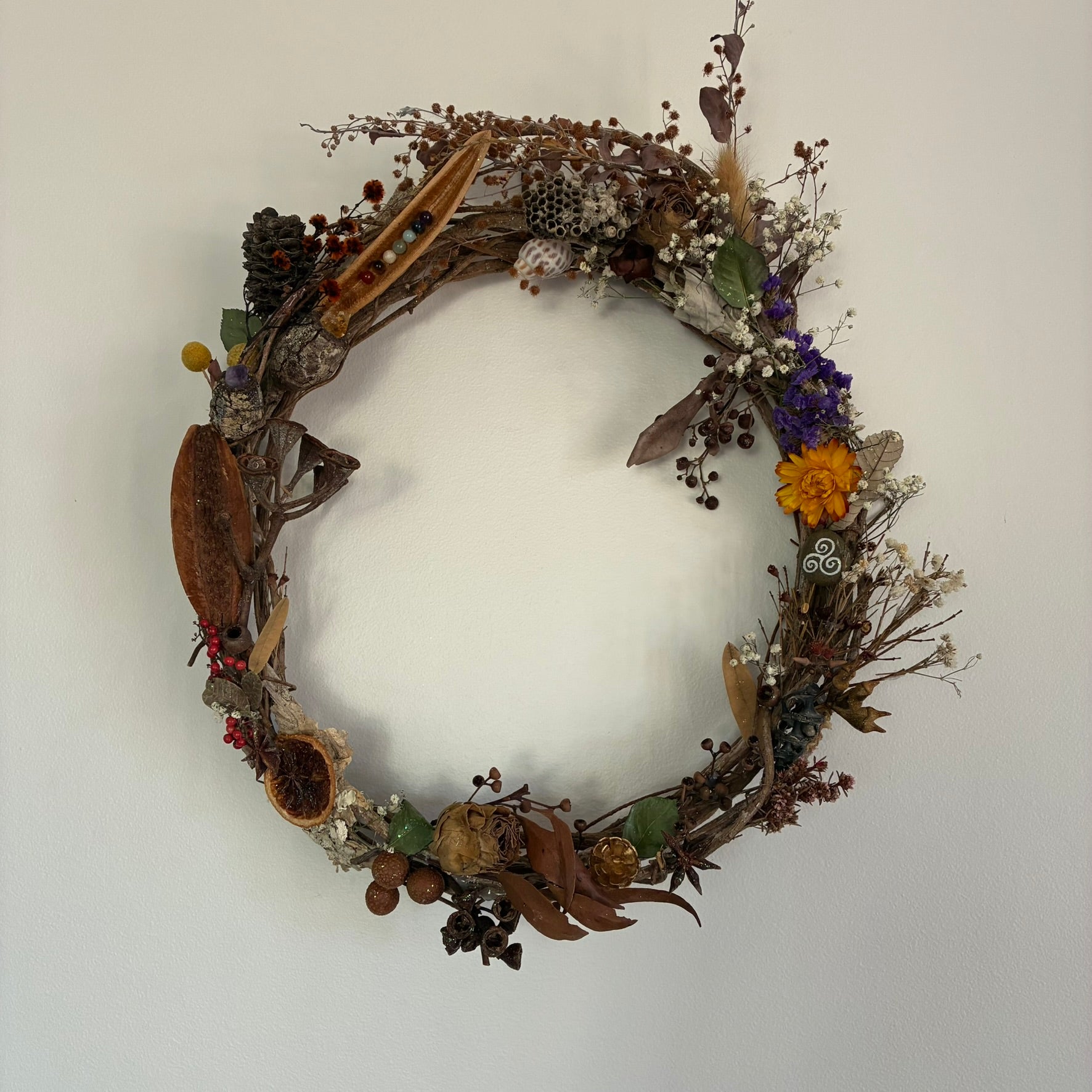 Wreath ~ Mother Nature Wreath (Measures 41cm x 50cm)