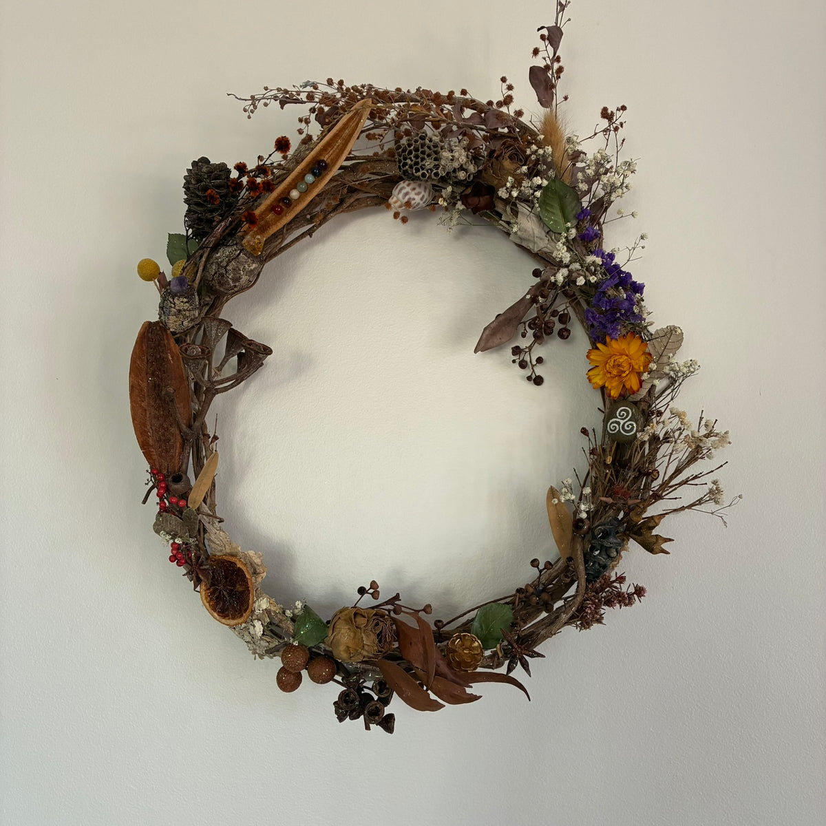 Wreath ~ Mother Nature Wreath (Measures 41cm x 50cm)