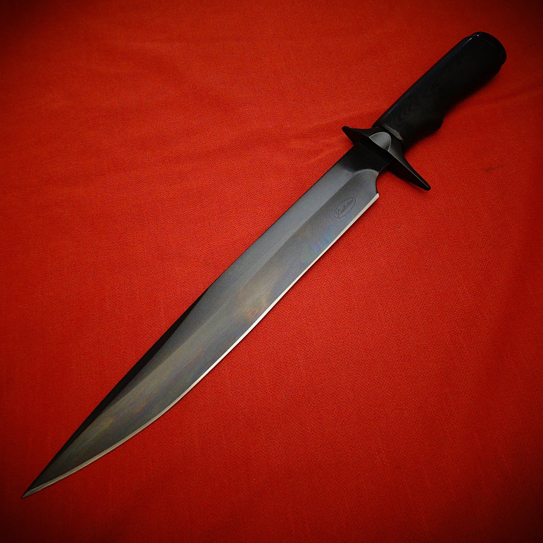 Outdoor hunting knife leather sheath timber wood craft