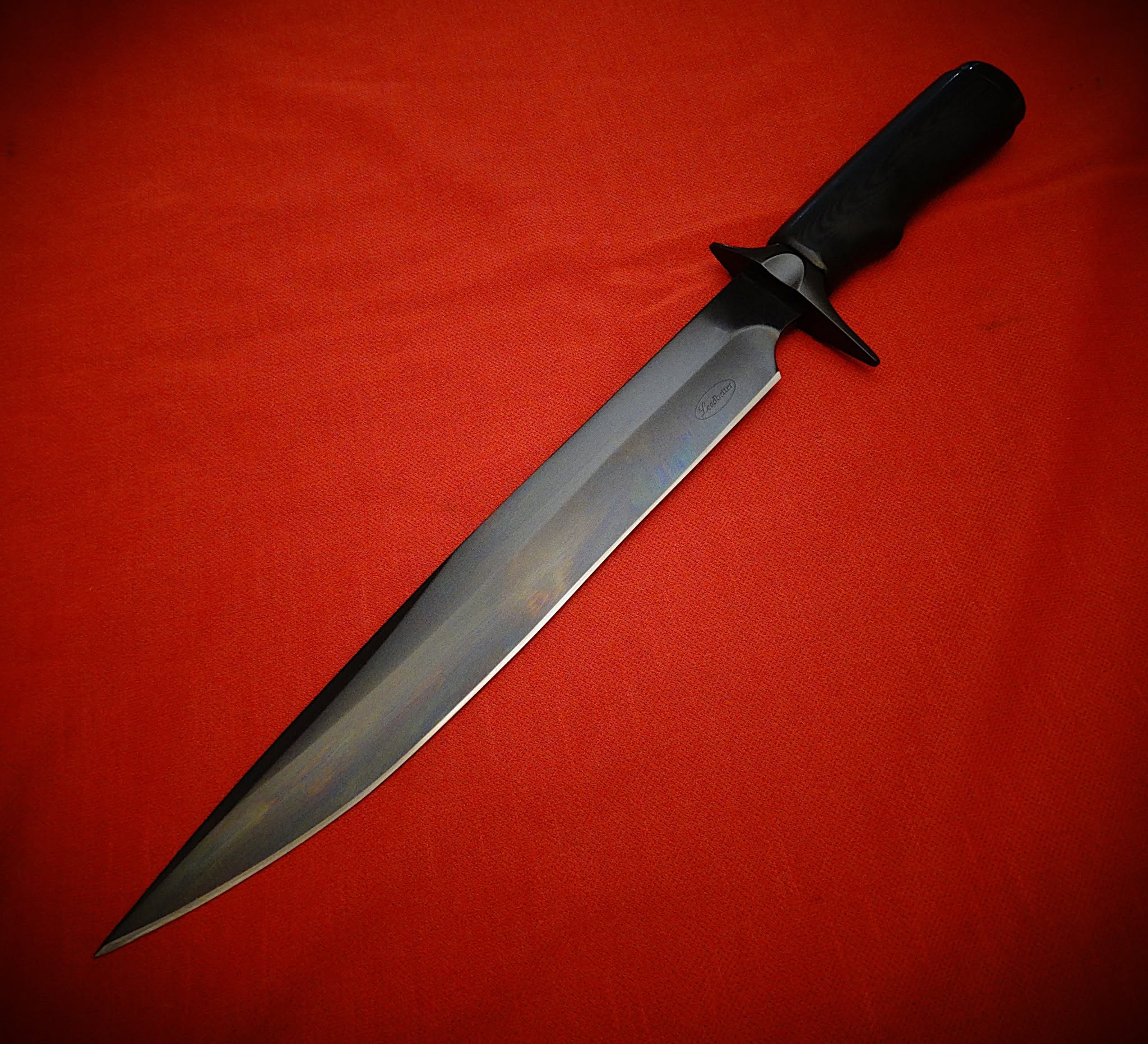 Outdoor hunting knife leather sheath timber wood craft