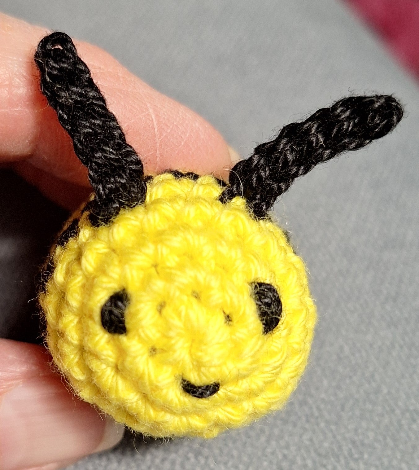 Crocheted Butterfly and Bee Springtime mobile