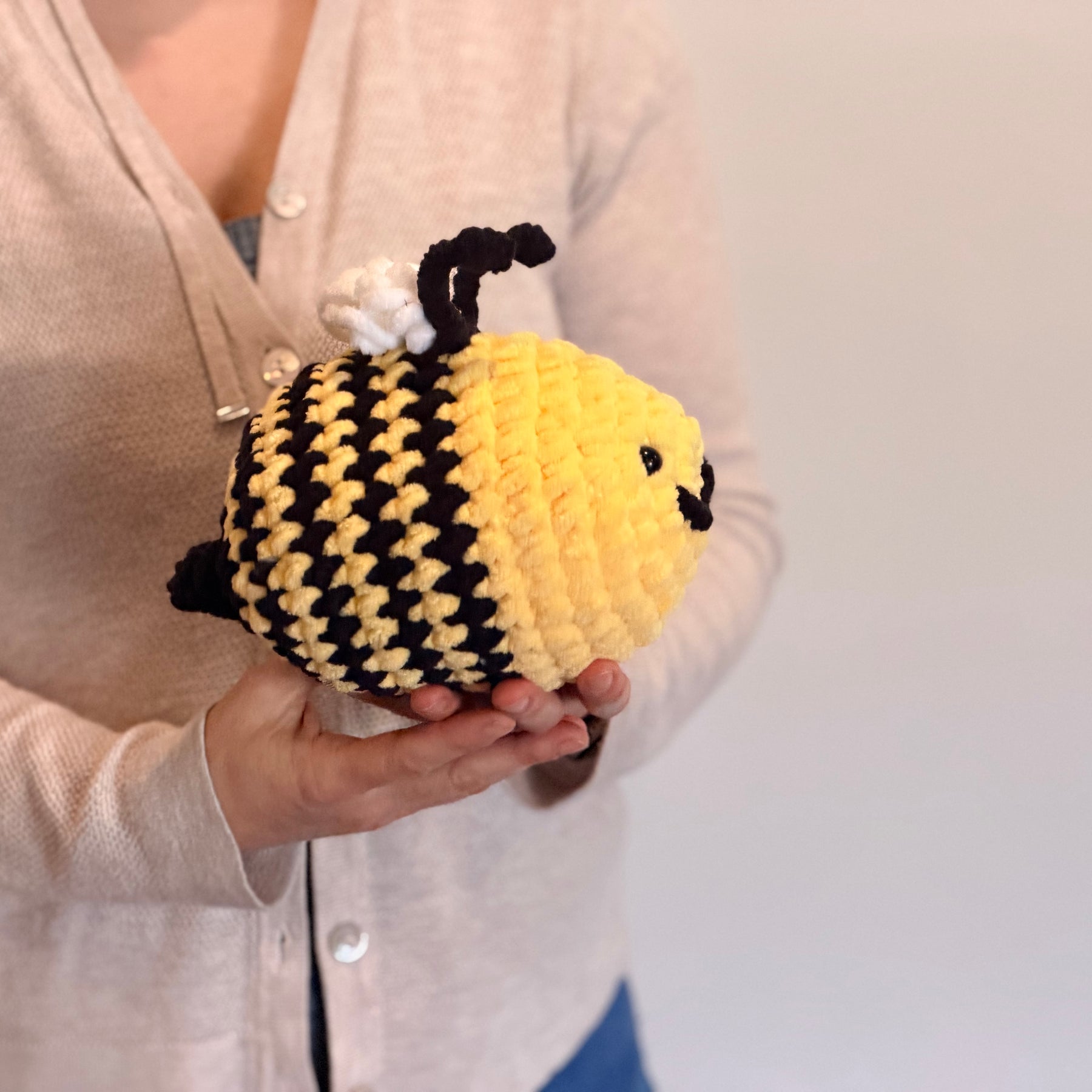 Bumble Bee Crochet Toy / House Decor (Small size)