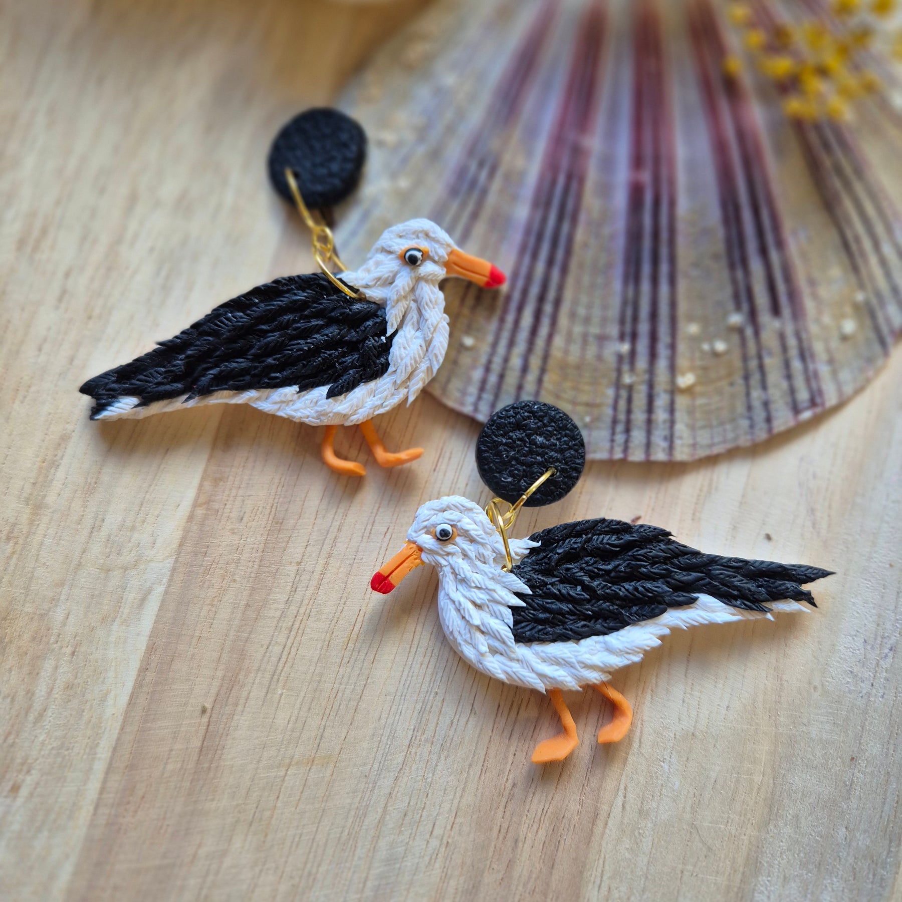 Seagull Dangle Earrings