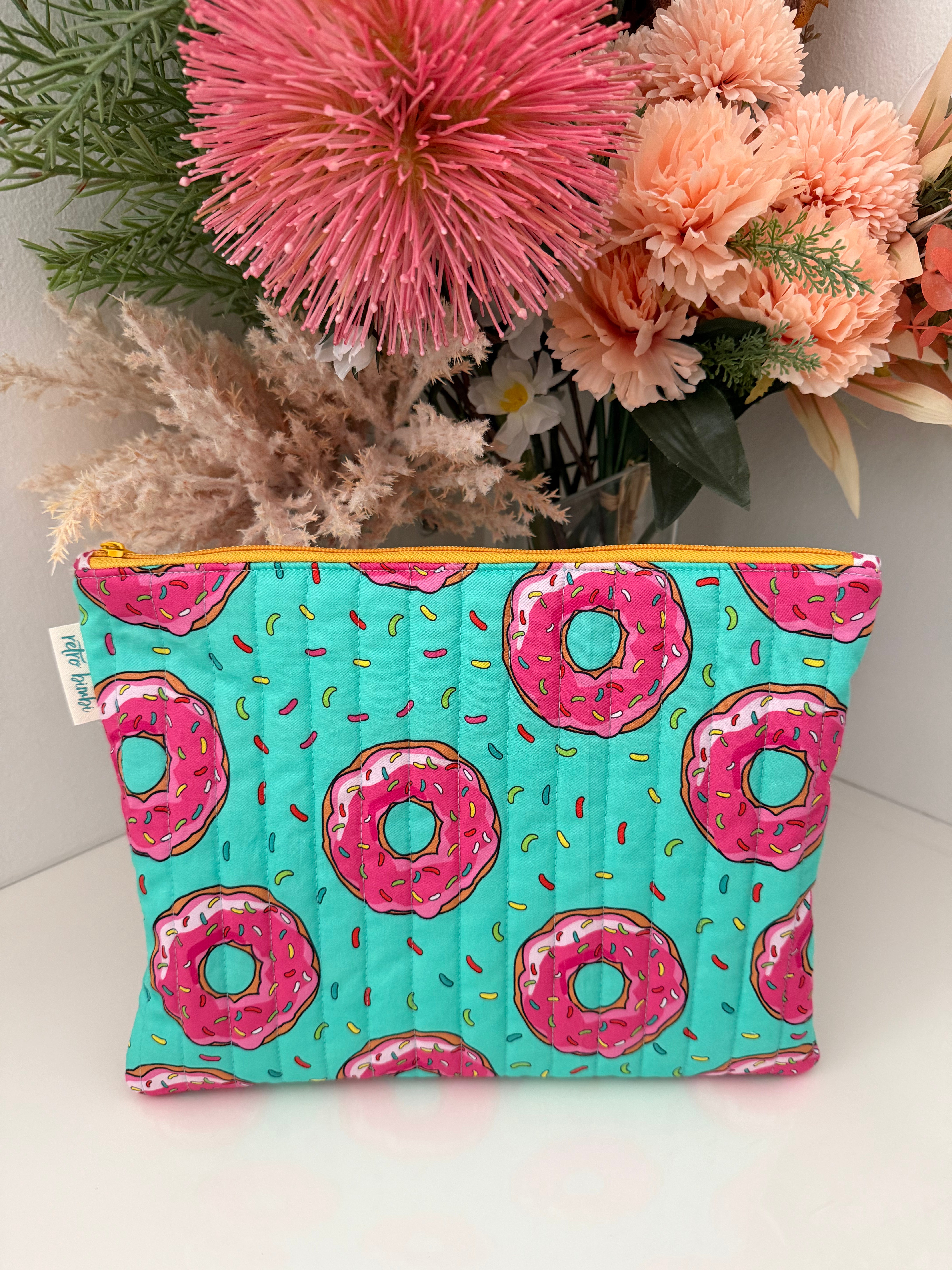 Quilted iPad Zipper Pouch - Various Designs