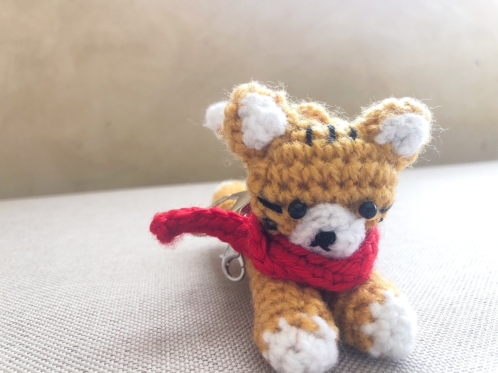Crochet Cat Keychain | Handmade Amigurumi Cat, Bag Charm