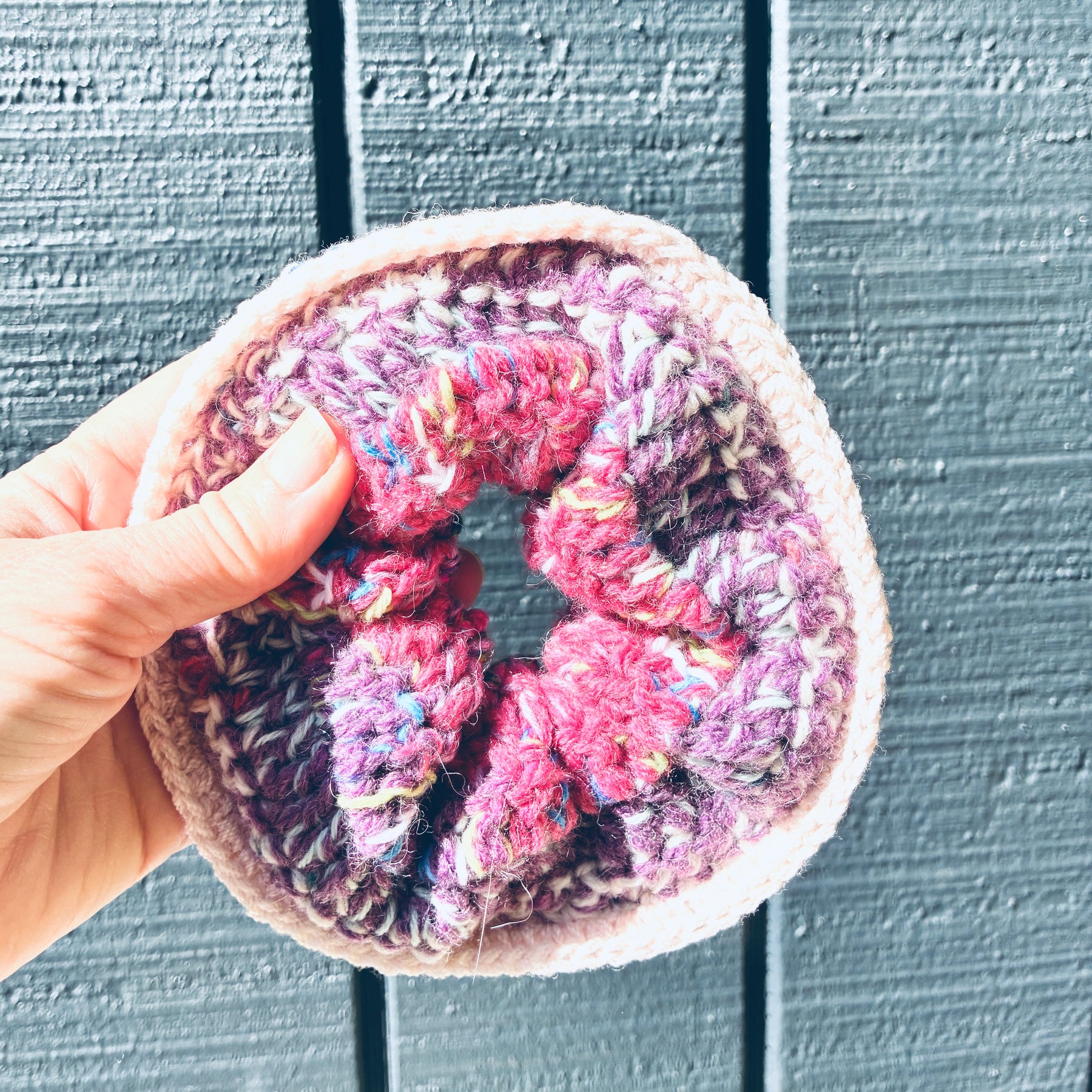 Vegan scrunchie 1