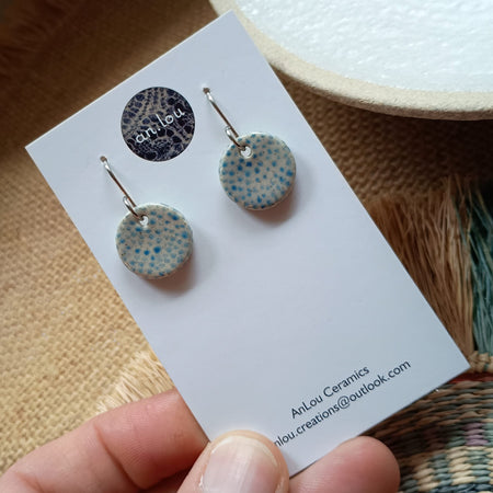 Small Blue Dotted Drops